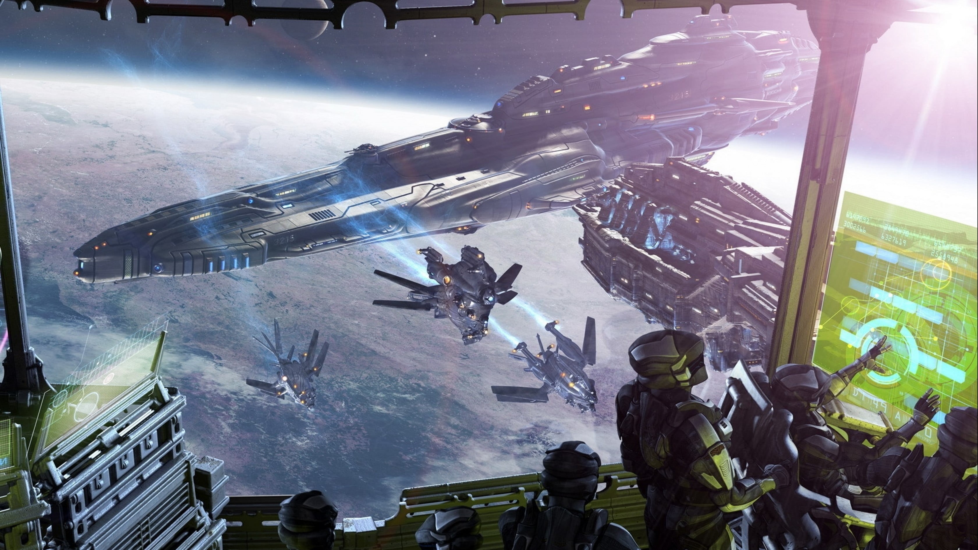 nature, video games, uniform, real people, space, aggression, men, machine gun, black, adult, protection, army soldier, government, transportation, military, HD Wallpaper