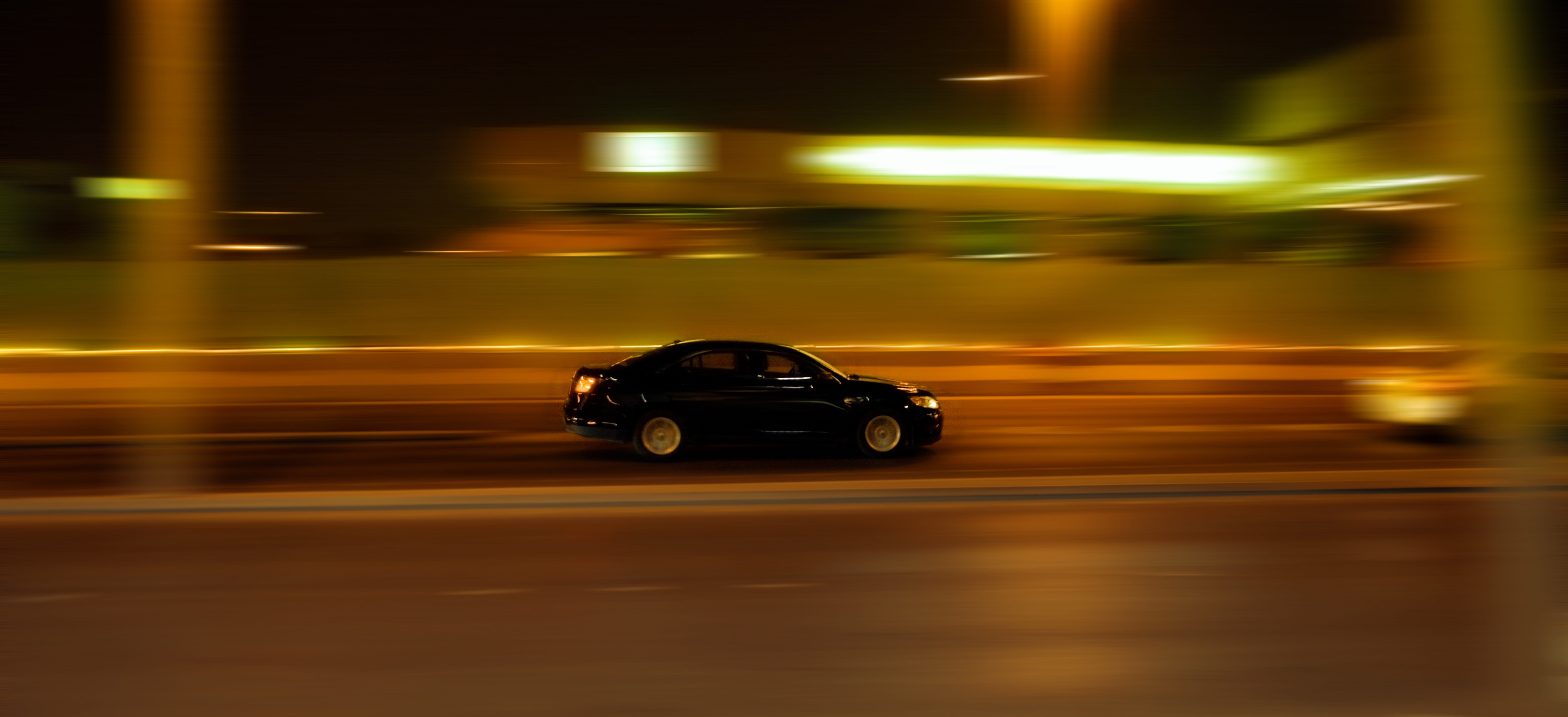 Road, taxi, land vehicle, vehicle, night, on the move, travel, one person, speed, Car, panning, near, transportation, mode of transportation, street, 5K, HD Wallpaper