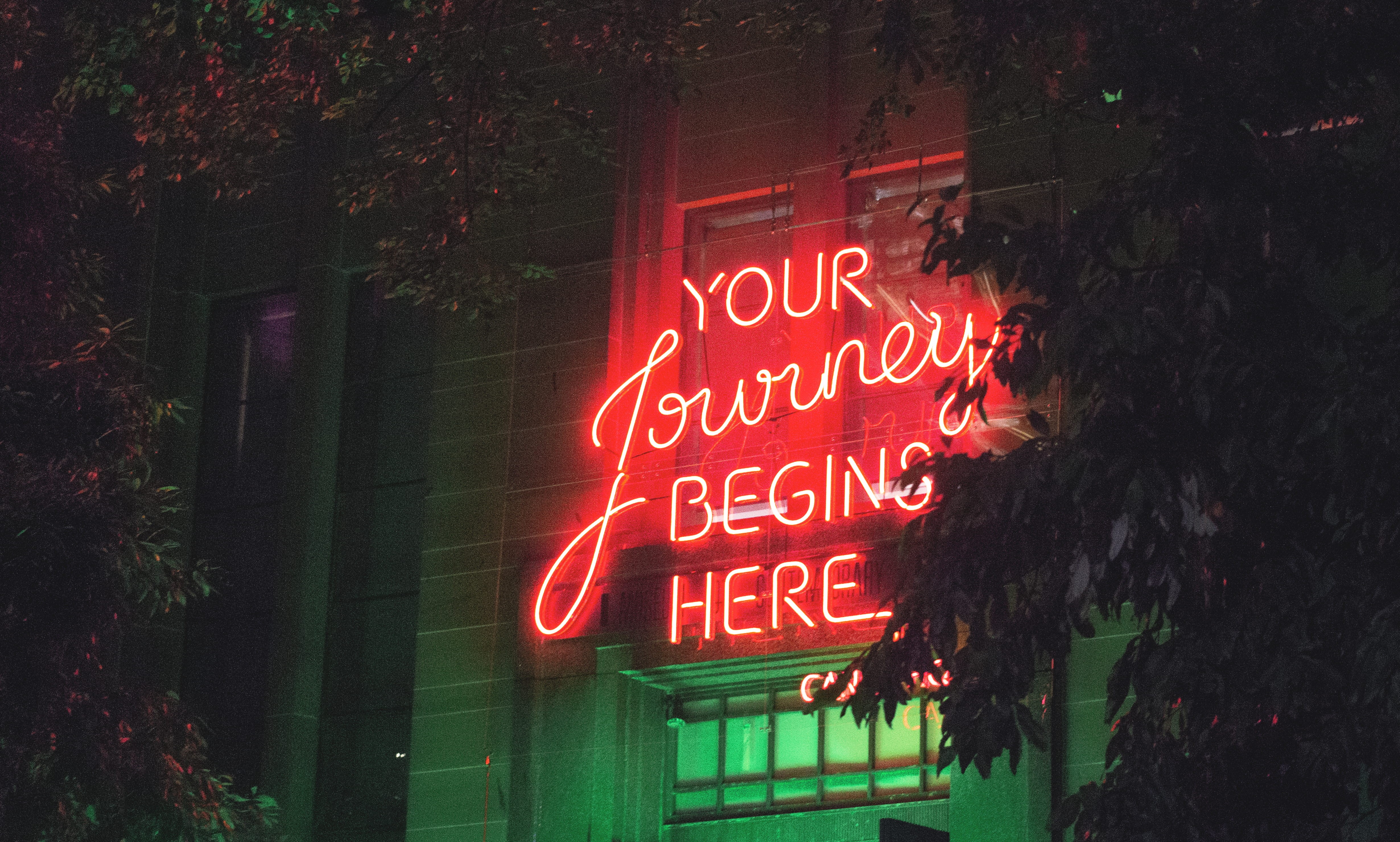 human, advertisement, text, turned, architecture, apparel, neon, coat, person, western script, communication, building exterior, metropolis, signage, no people, HD Wallpaper