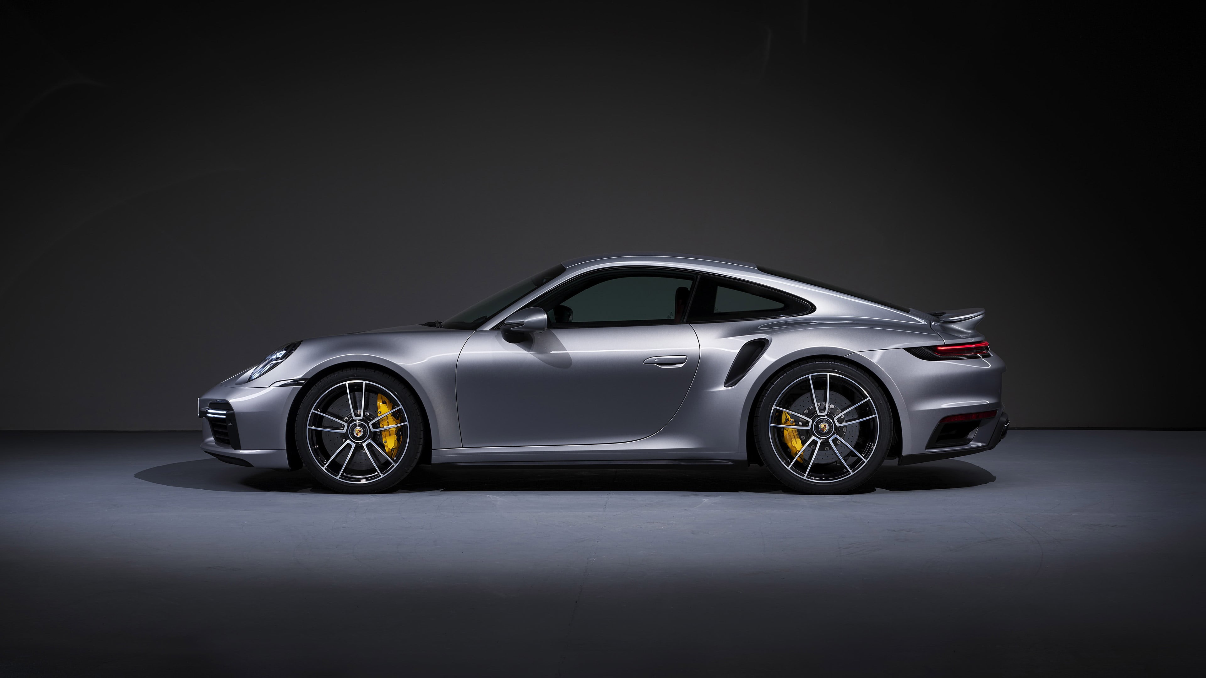 spotlights, 4K, vehicle, Porsche 911 Turbo S, car, HD Wallpaper