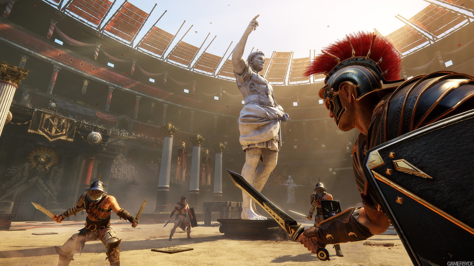 ryse, arena, 1080P, roman, rome, video games, gladiator, son, hd, soldier, xbox, battle, HD Wallpaper