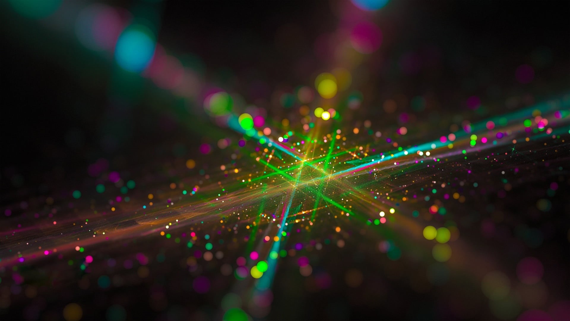 pattern, backgrounds, lighting equipment, lens flare, light, laser, bright, shallow, connection, wireless technology, illuminated, photography, black background, HD Wallpaper