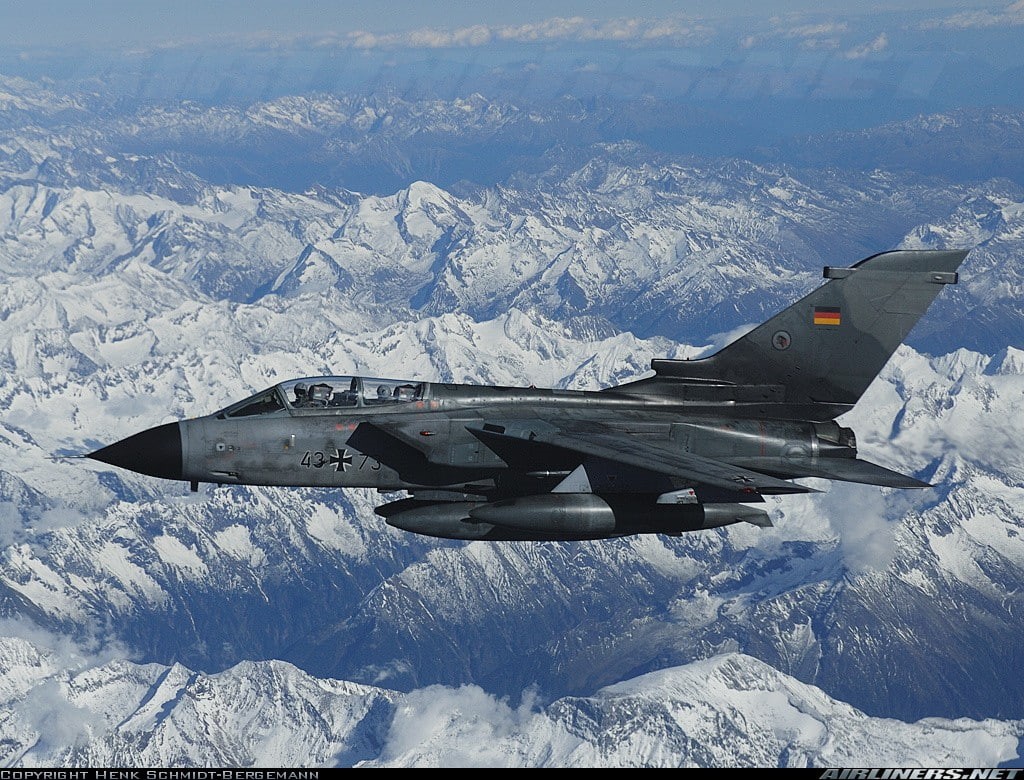 military aircraft, sky, Bundeswehr, airplane, jet fighter, 480P, Luftwaffe, vehicle, Panavia Tornado, aircraft, HD Wallpaper