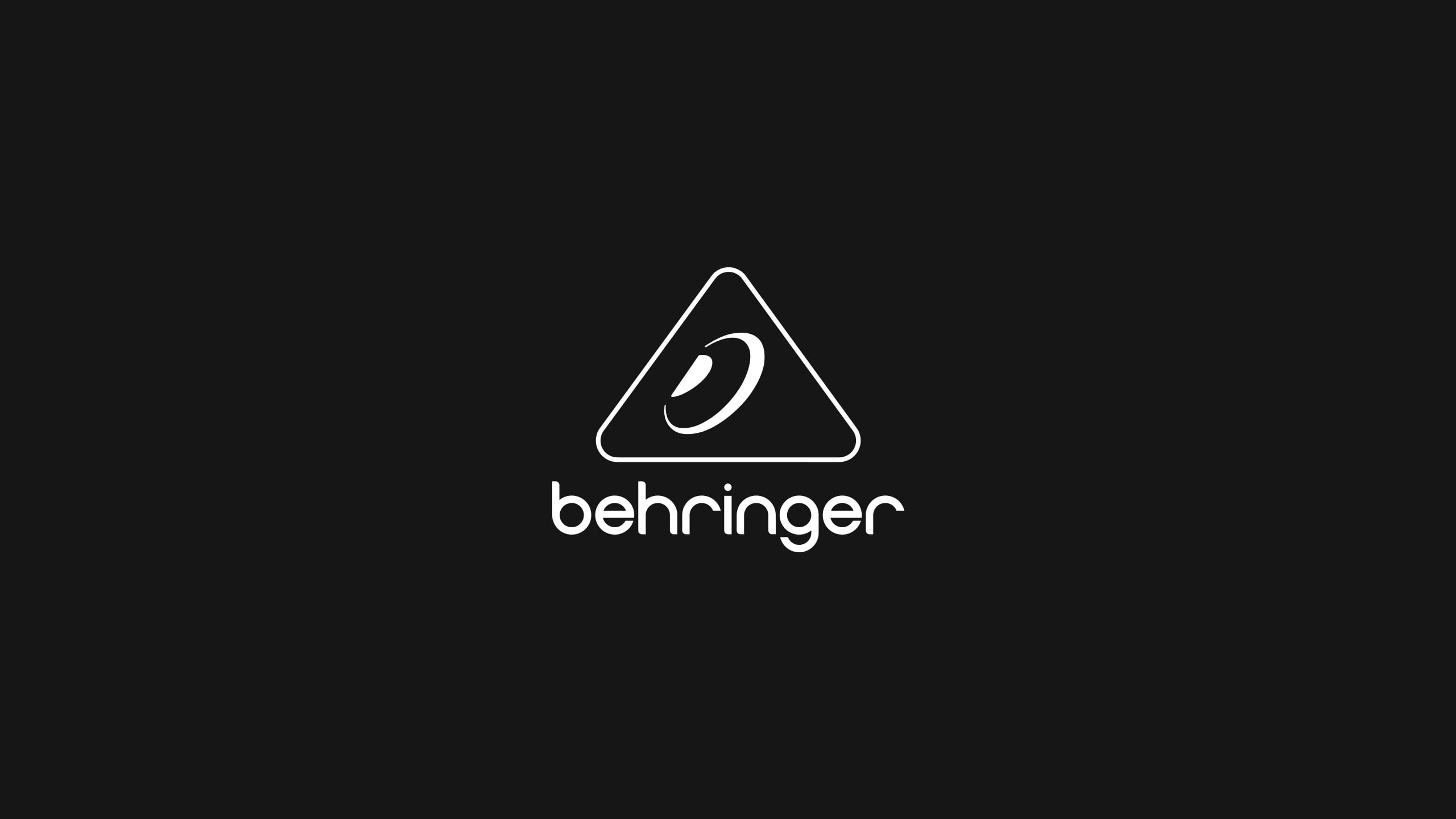 audio, music, 2K, black background, speakers, headphones, sound, Behringer, HD Wallpaper
