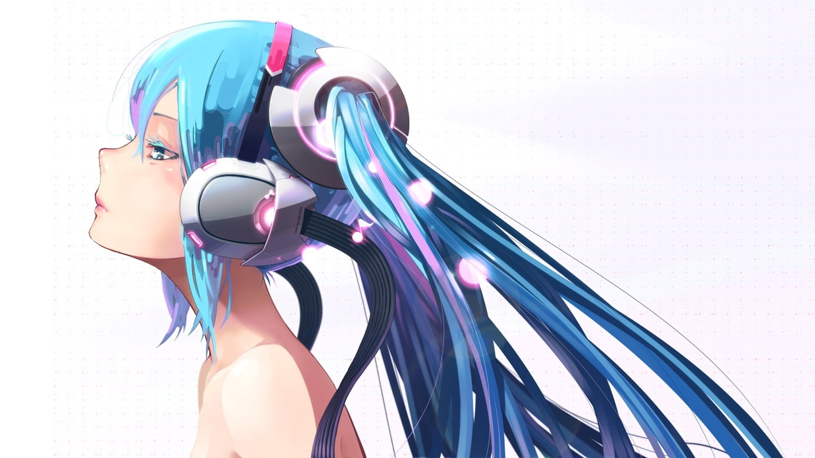 portrait, side view, adult, lifestyles, eyewear, glasses, fashion, futuristic, young women, young adult, real people, Vocaloid, headshot, indoors, one person, HD Wallpaper