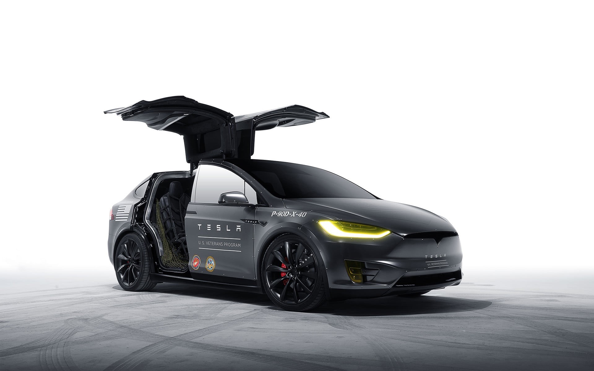 gray, security, 1080P, clear sky, Tesla Model X, no people, concept cars, car, speed, electric car, wheel, toy, still life, coupe, land vehicle, mode of transportation, HD Wallpaper