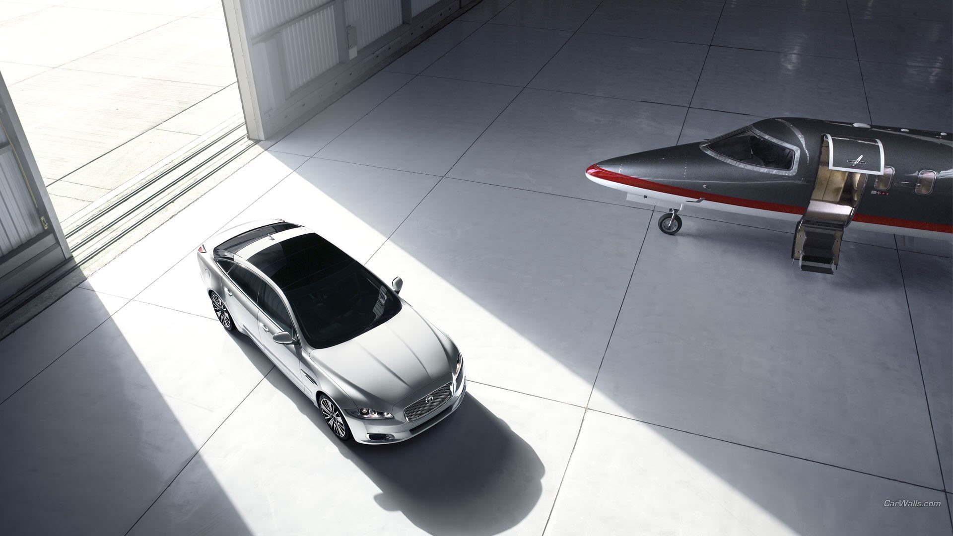 technology, flooring, no people, airport, indoors, aircraft, white, vehicle, reflection, tile, mode of transportation, tiled floor, 1080P, futuristic, HD Wallpaper
