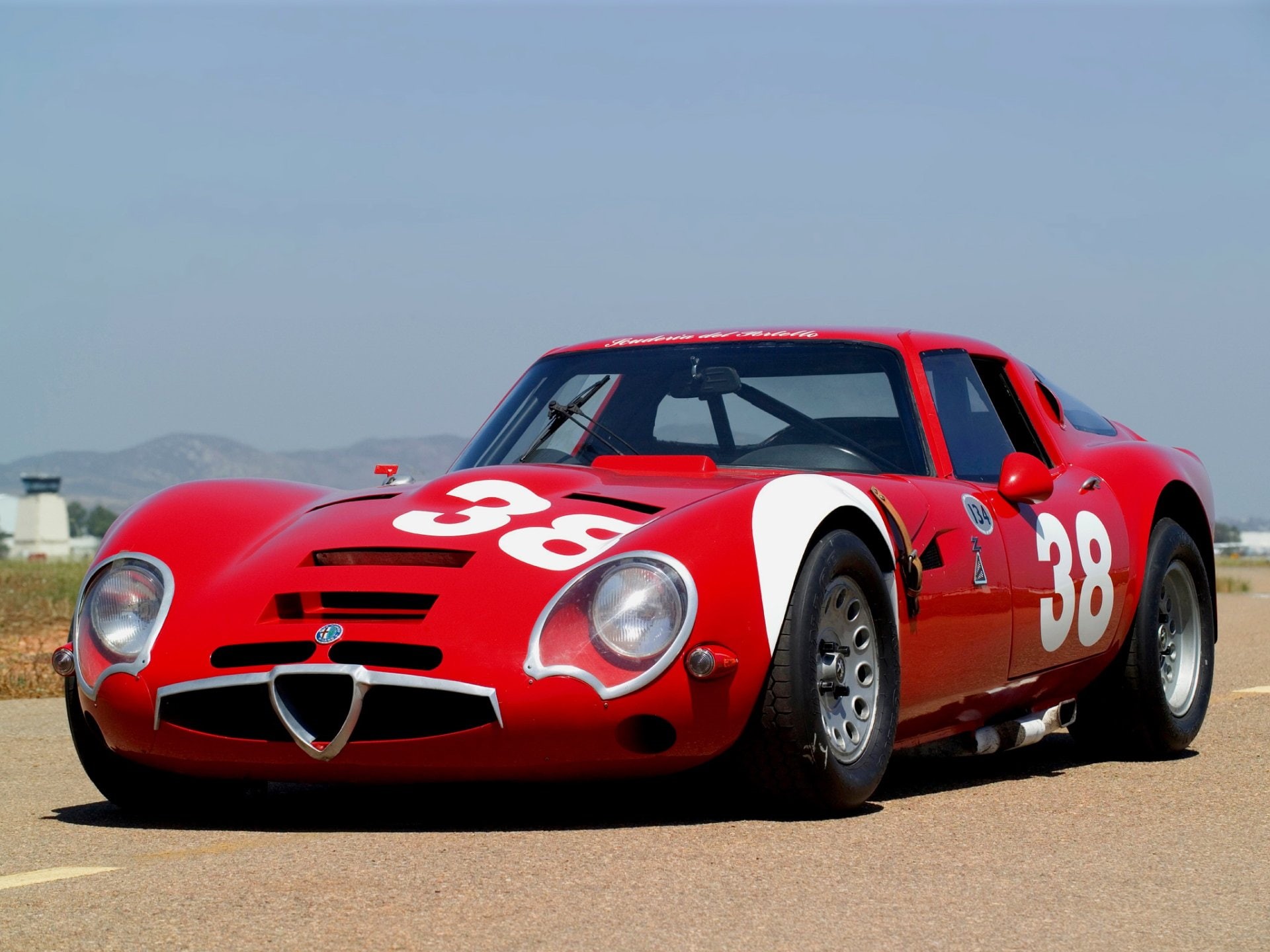 Alfa Romeo Giulia TZ2, 1080P, Alfa Romeo, HD Wallpaper
