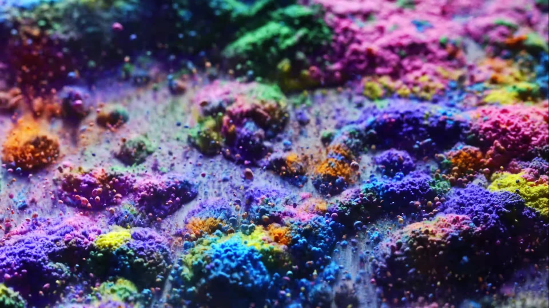 particle, 1080P, floating particles, Color Burst, 4K, abstract, HD Wallpaper