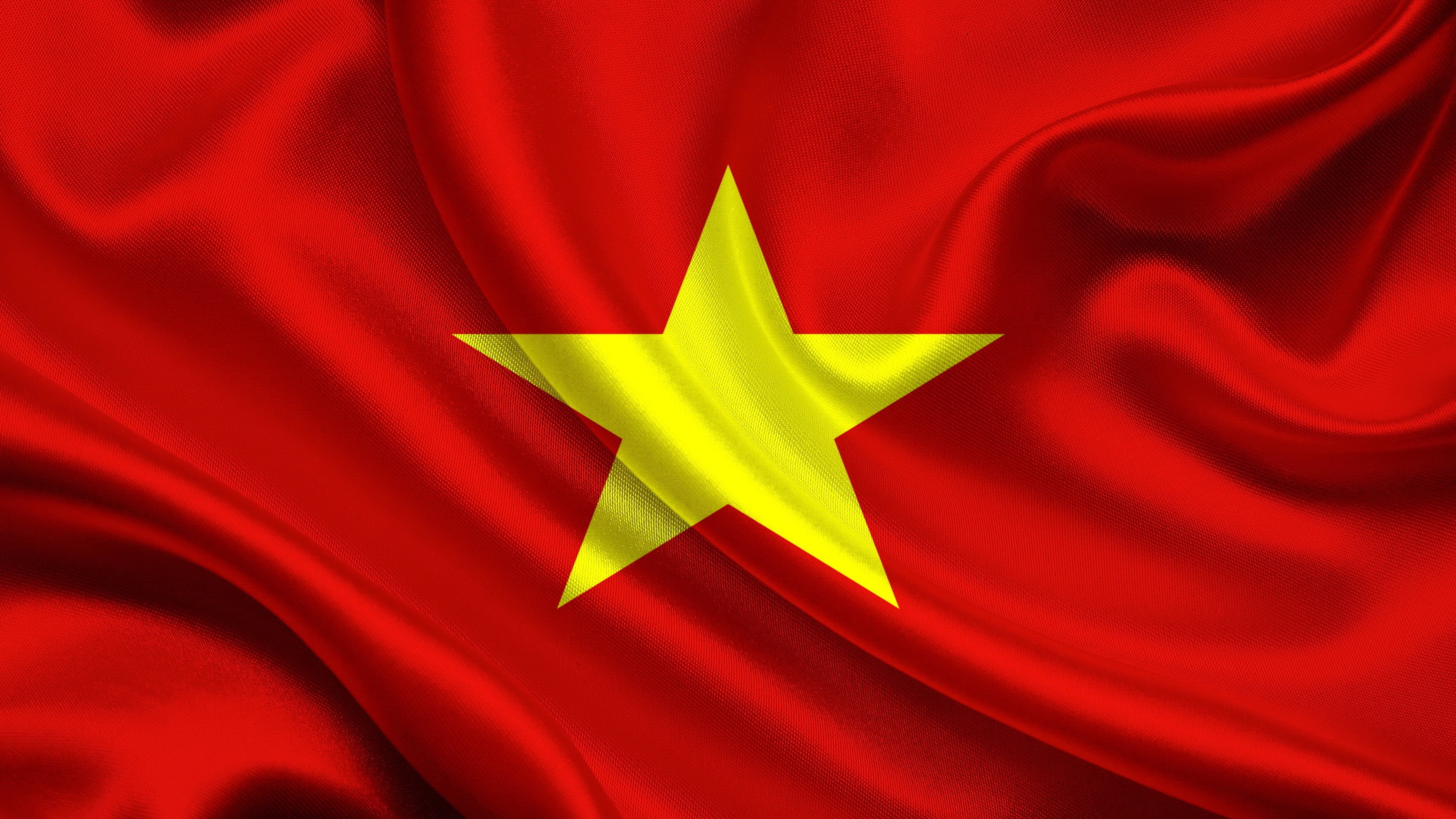 abstract, rippled, pattern, backgrounds, Flag, Democratic, vibrant color, no people, success, award, silk, 2K, red, studio shot, indoors, yellow, star, HD Wallpaper