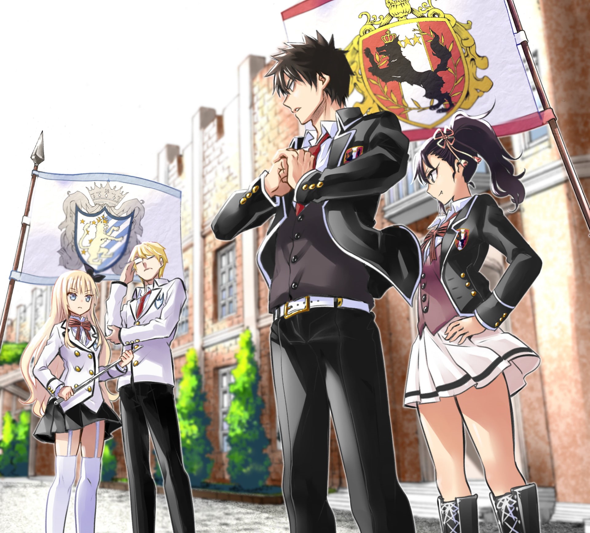 Hasuki Komai, Scott Fold, Anime, Kishuku Gakkou No Juliet, Juliet Persia, Romio Inuzuka, 1080P, HD Wallpaper