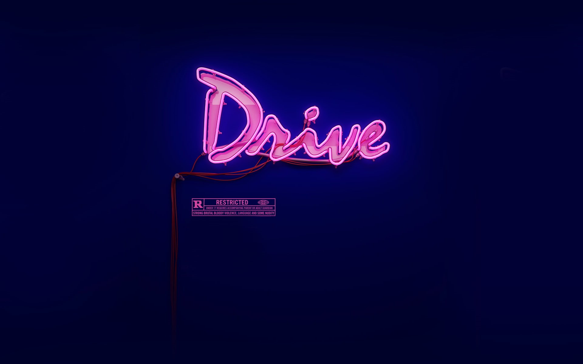 neon, 1080P, Drive, HD Wallpaper