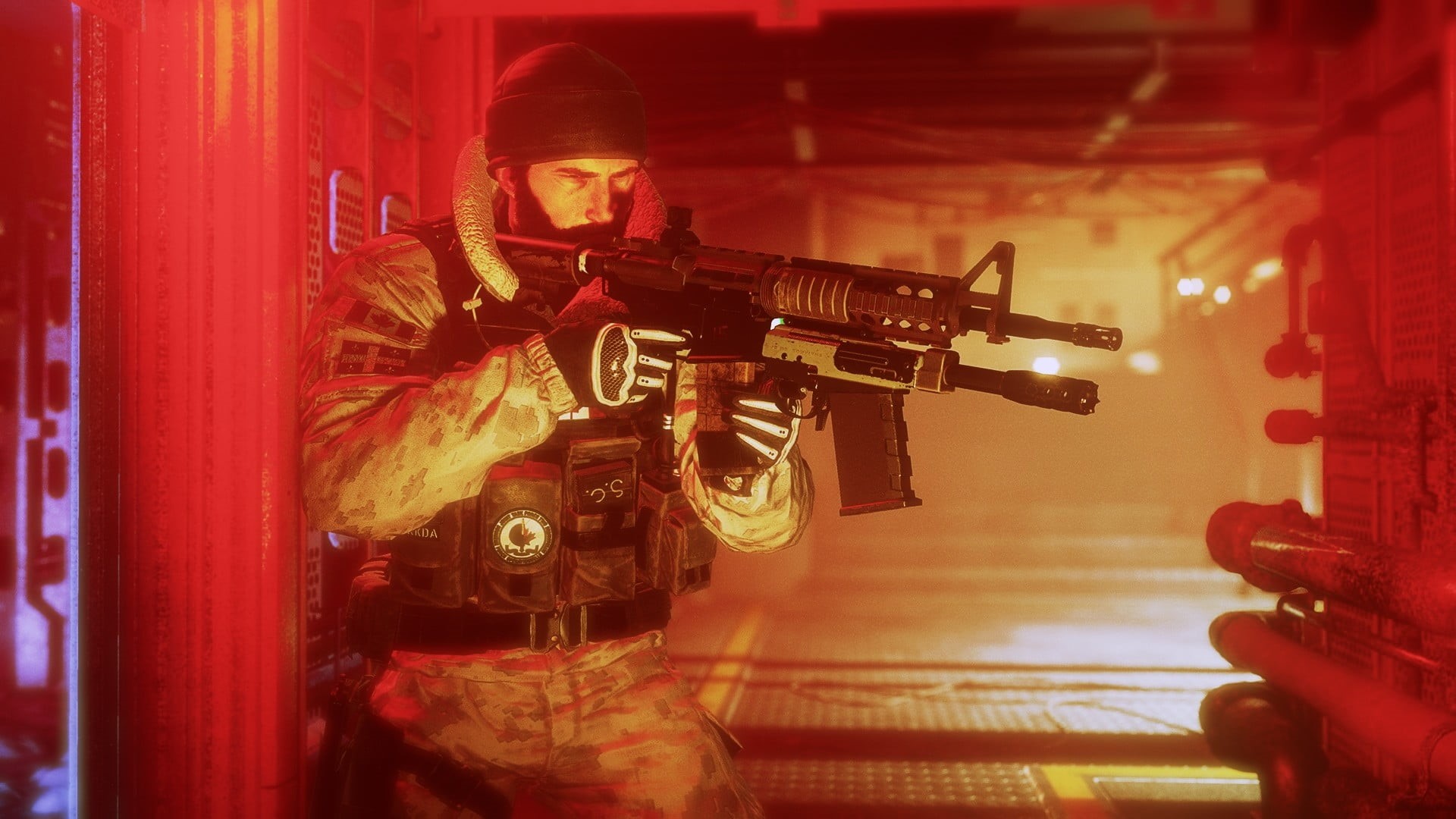 rc, one person, government, men, 1080P, security, military, indoors, army soldier, Buck, Rainbow Six: Siege, gun, black, adult, armed forces, uniform, HD Wallpaper