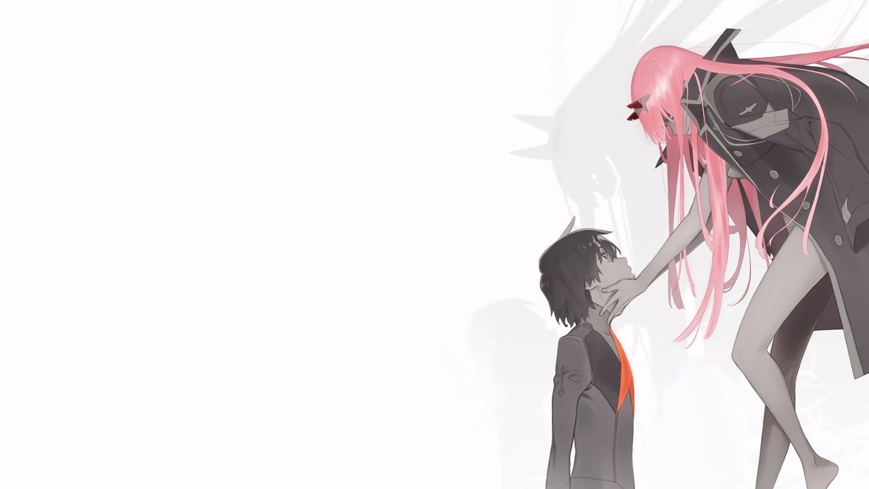 red, 2K, long hair, lifestyles, anime boys, outdoors, arts culture and entertainment, Zero Two (Darling in the FranXX), representation, leisure activity, HD Wallpaper