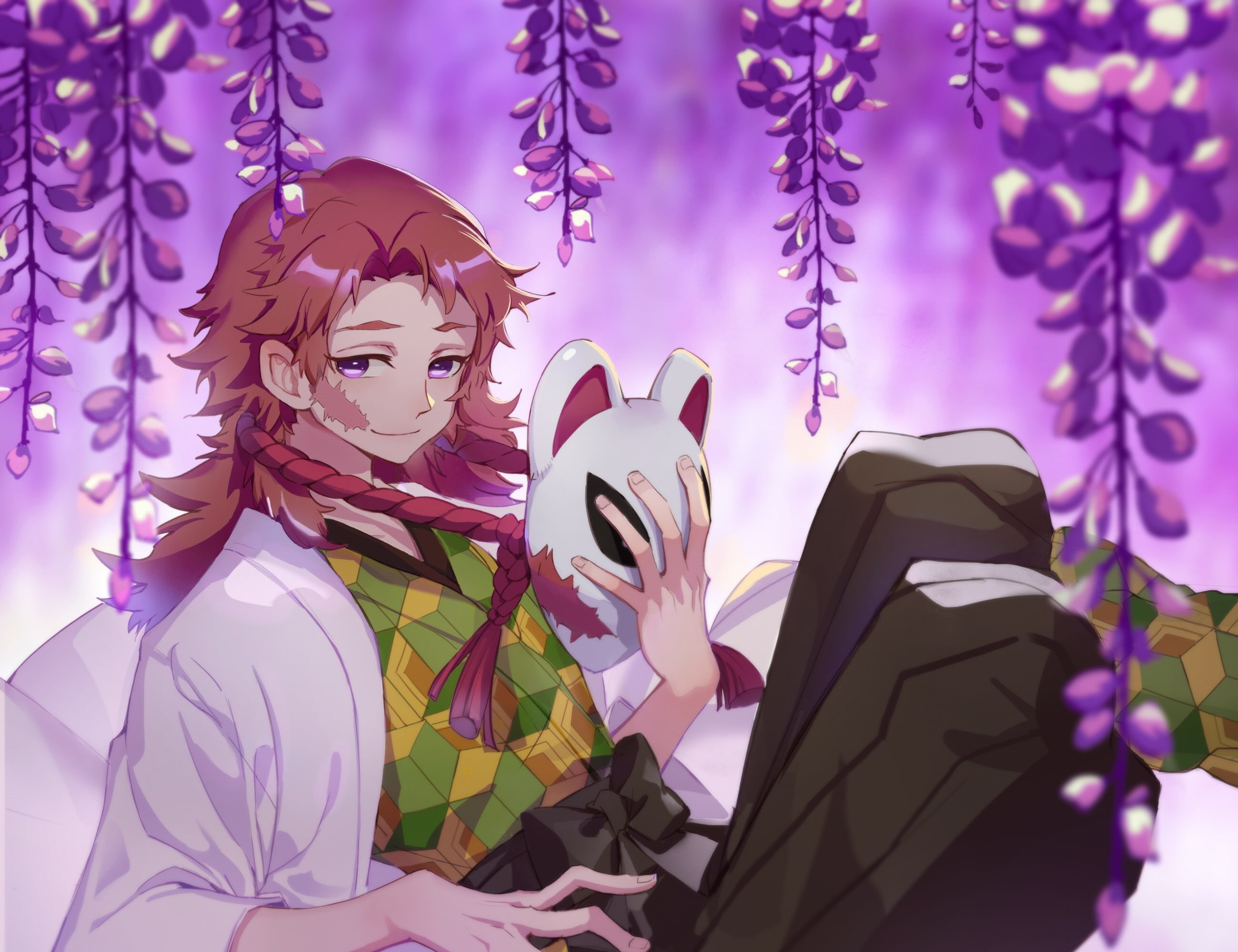 Sabito (Demon Slayer), Anime, Demon Slayer: Kimetsu no Yaiba, 2K, HD Wallpaper