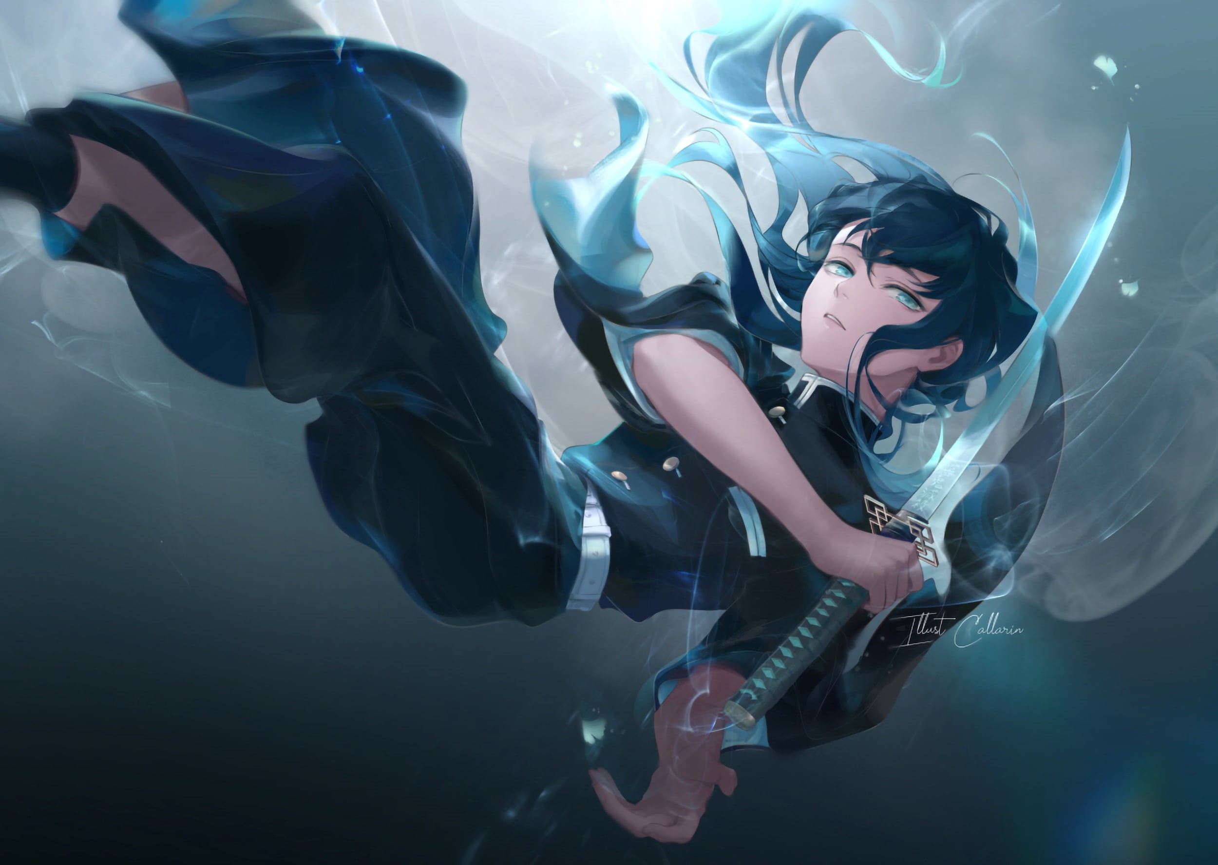Anime, Muichiro Tokito, 1080P, Demon Slayer: Kimetsu no Yaiba, HD Wallpaper