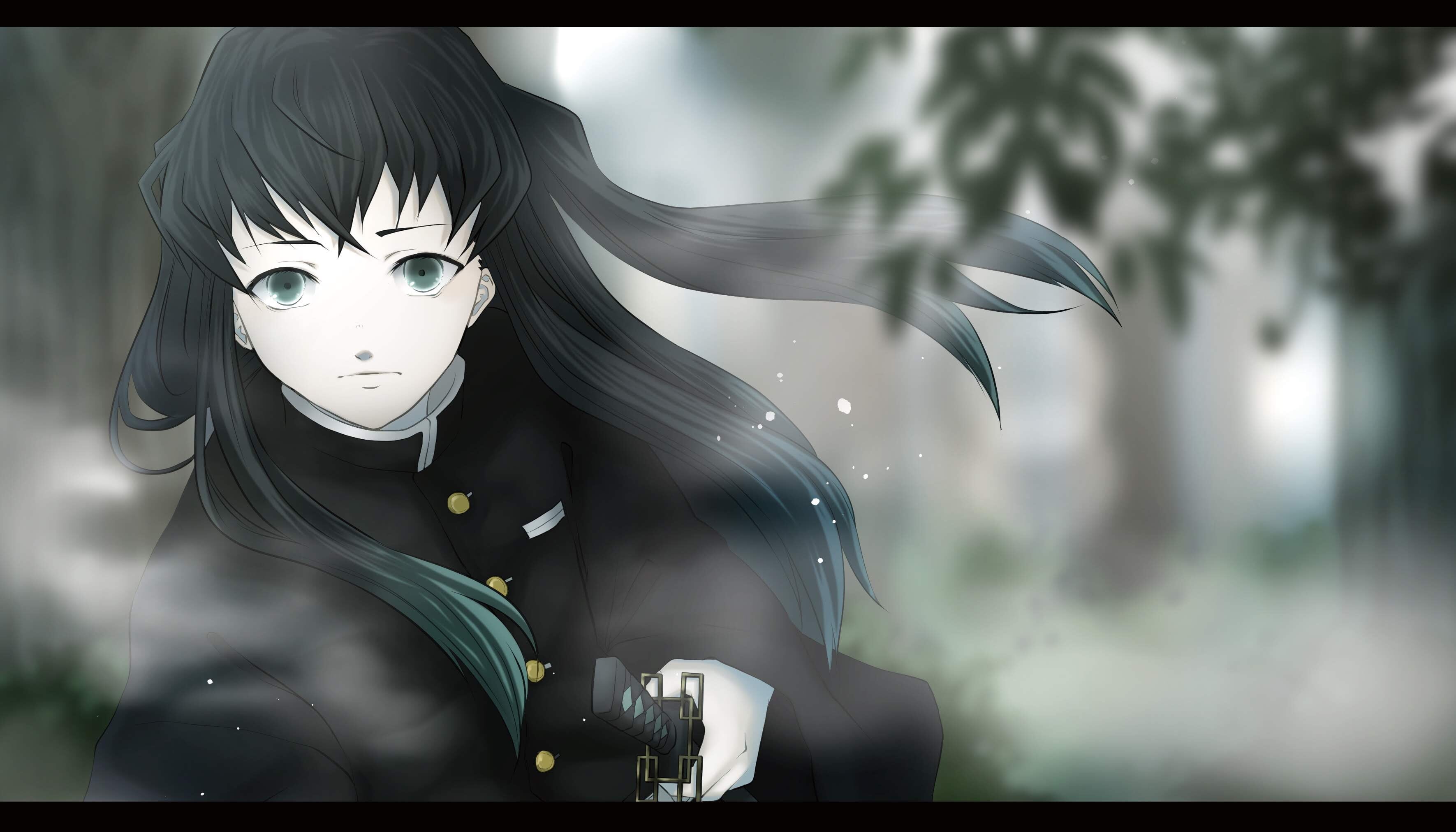 Muichiro Tokito, Demon Slayer: Kimetsu no Yaiba, 2K, Anime, HD Wallpaper