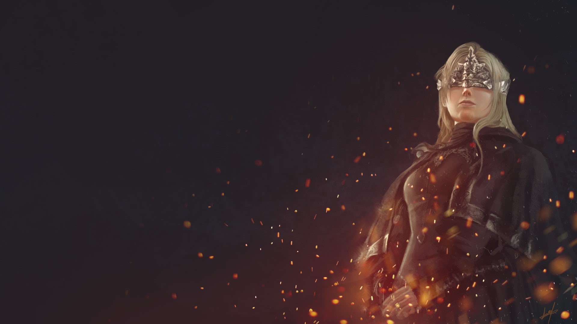 dark Fantasy, fire keeper, Dark Souls, 1080P, Firekeeper, Dark Souls III, HD Wallpaper