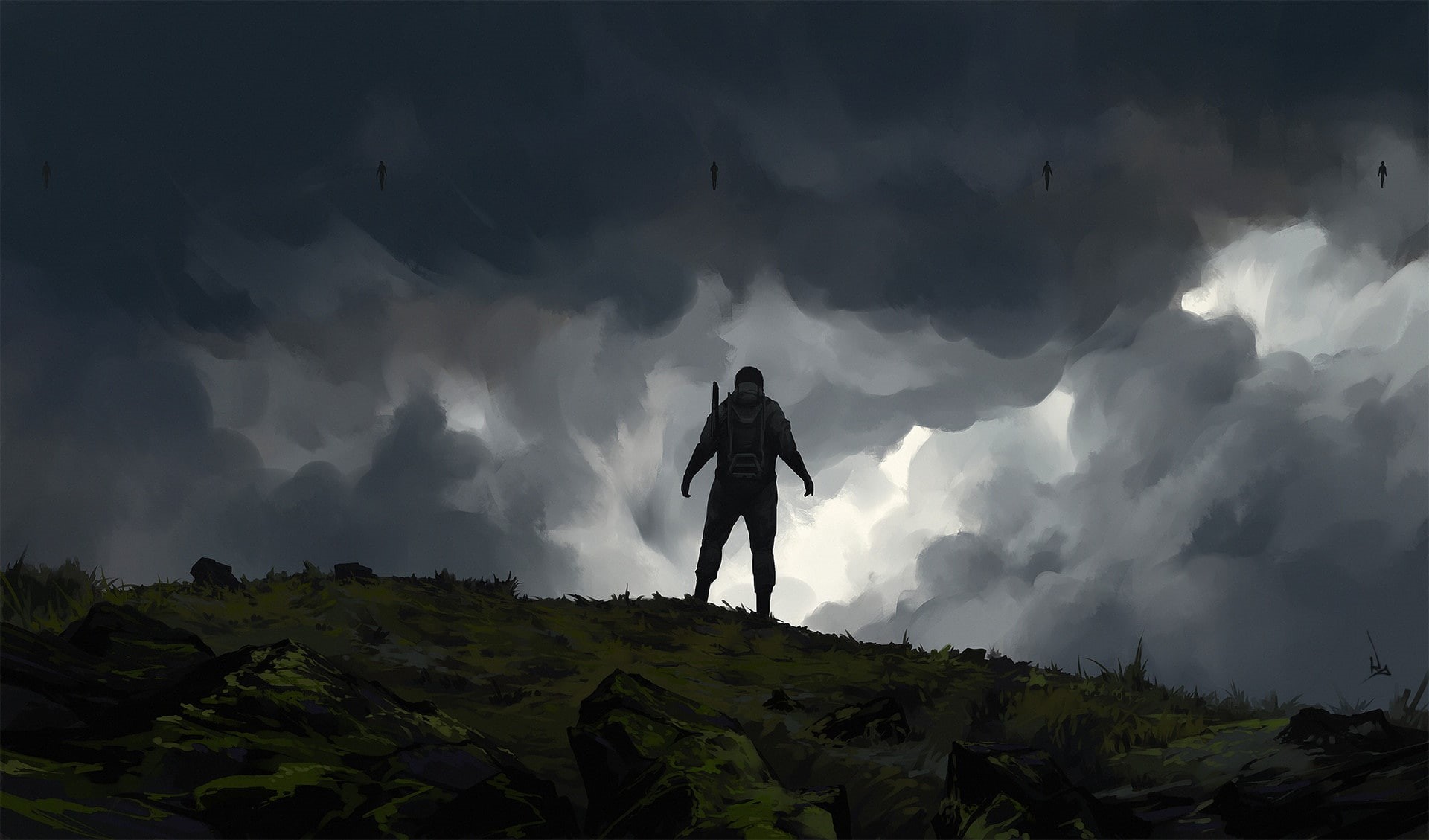 Roman Avseenko, Death Stranding, 1080P, Illustration, Game Art, Art, Game, by Roman Avseenko, HD Wallpaper