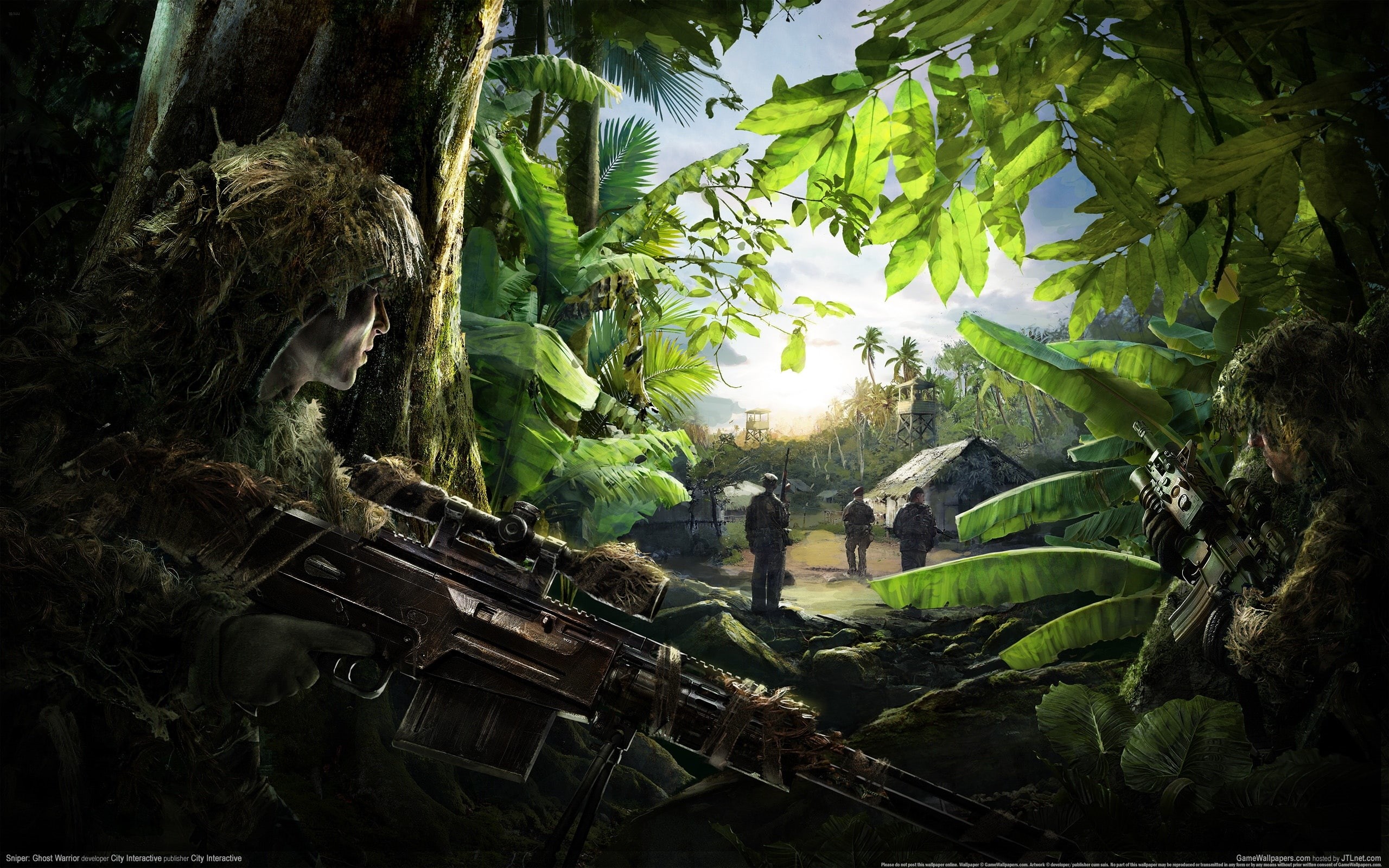 Warrior, 2K, Ghost, Sniper, HD Wallpaper
