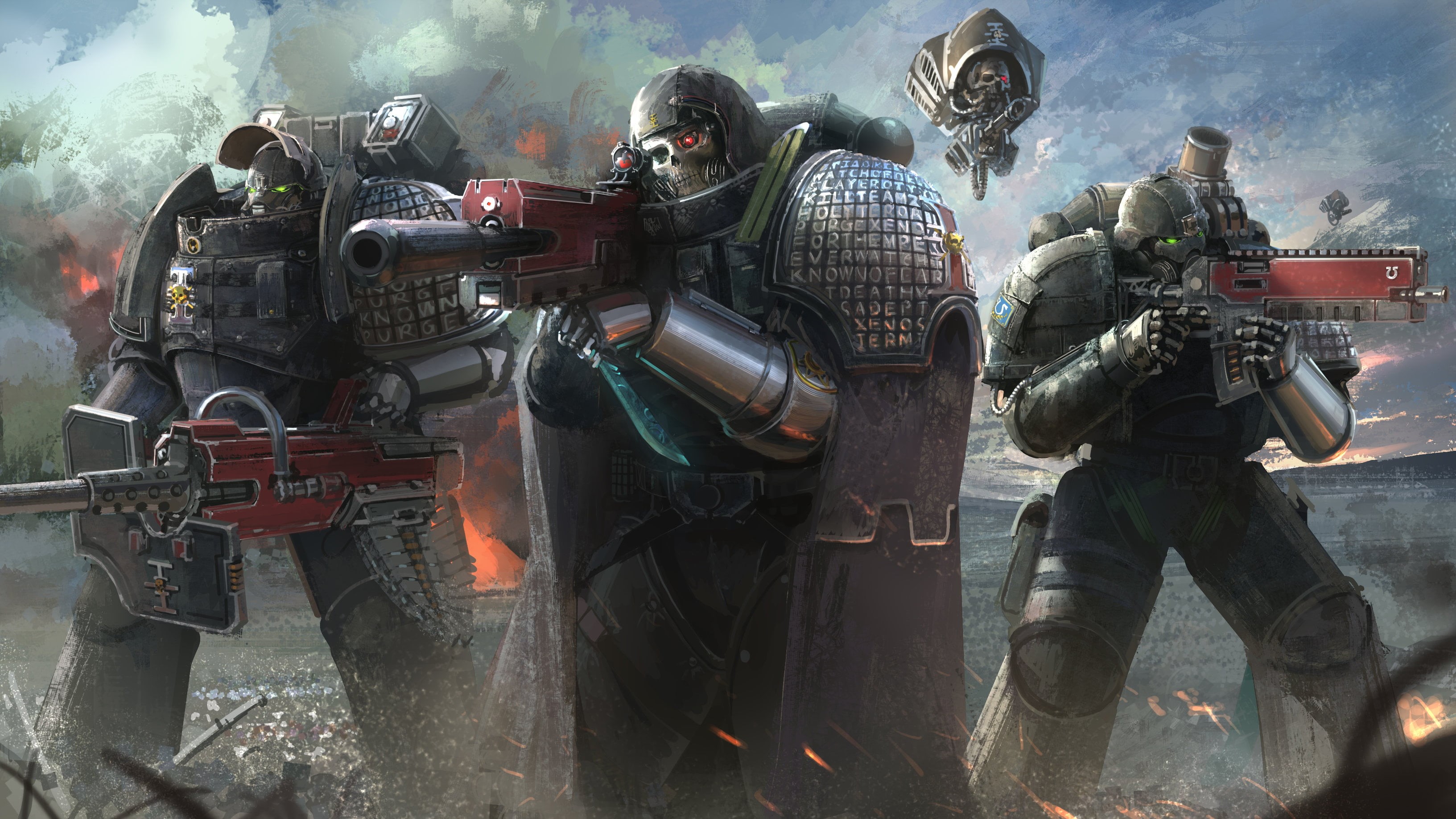 Warhammer, Warrior, Warhammer 40K, 2K, HD Wallpaper