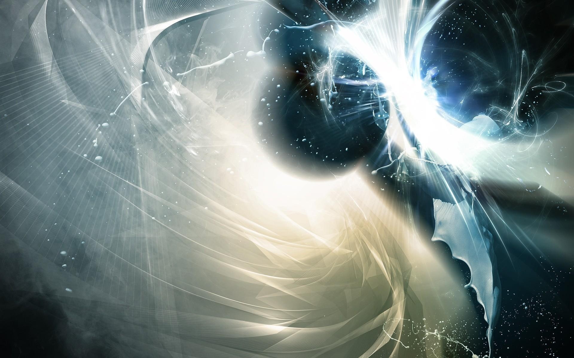 abstract, energy, jinseizetsumei, 3d and abstract, light, 1080P, exploding, HD Wallpaper