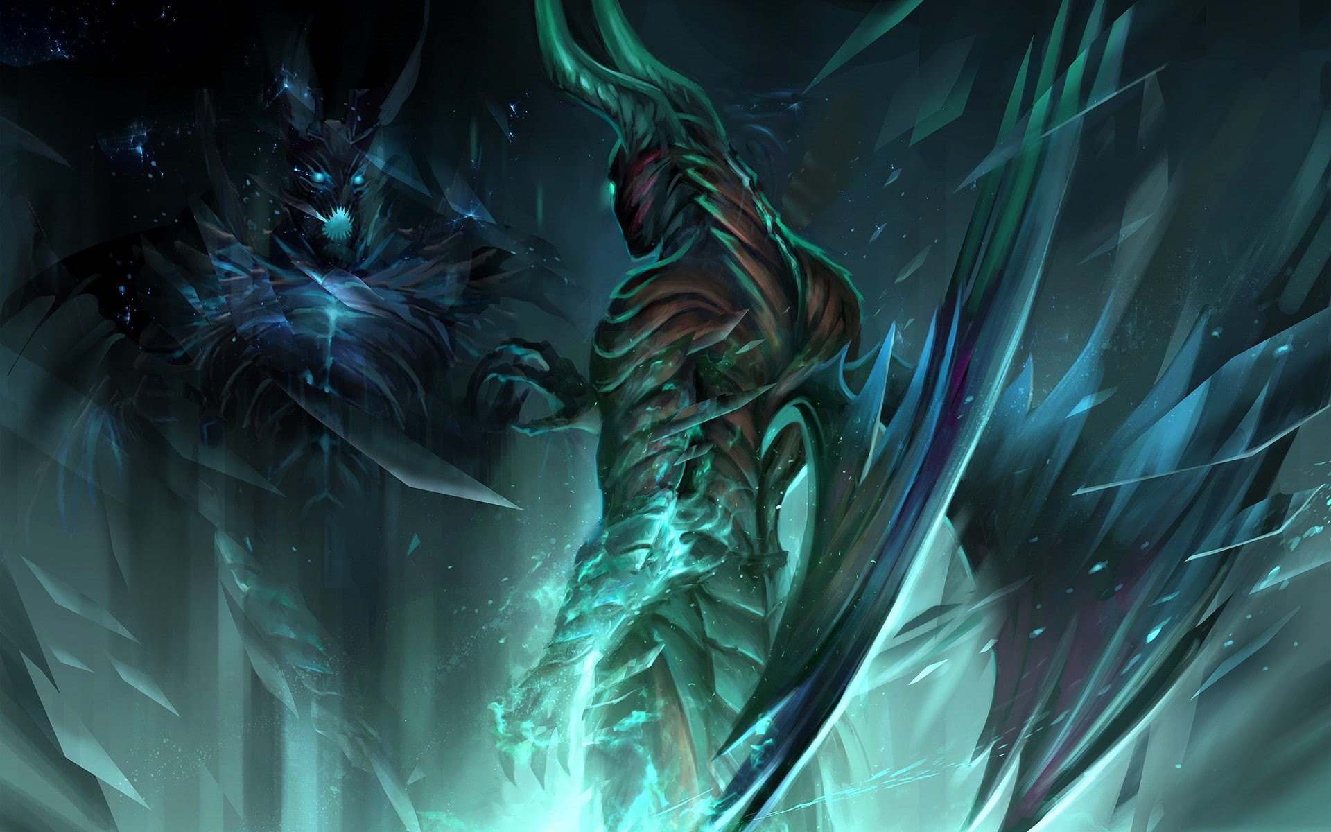 1080P, fantasy art, artwork, Terrorblade, digital art, Dota 2, HD Wallpaper