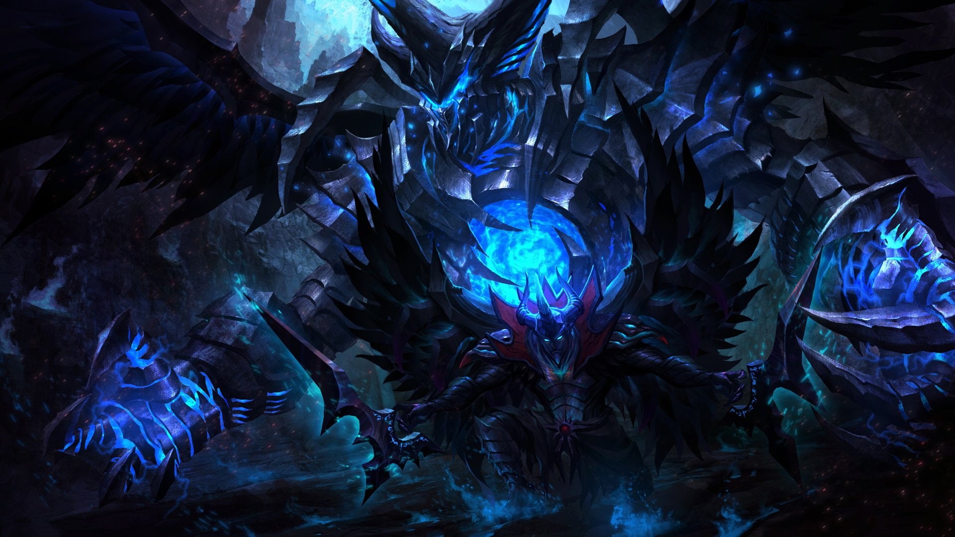 Sword, Dota, Terrorblade (Dota 2), 1080P, Dark, Warrior, DotA 2, HD Wallpaper