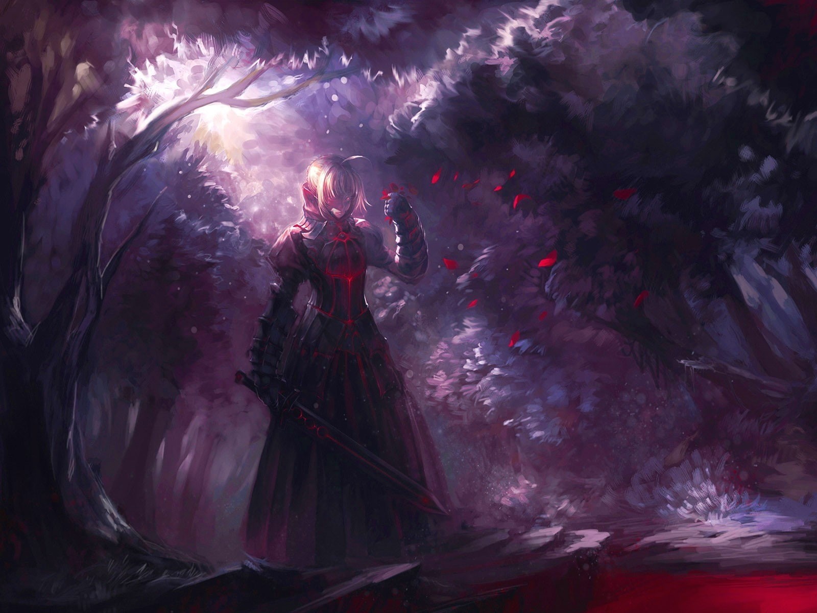 fantasy art, Fate Series, Saber Alter, warrior, Fate/Stay Night, anime, 720P, anime girls, fantasy girl, Saber, HD Wallpaper
