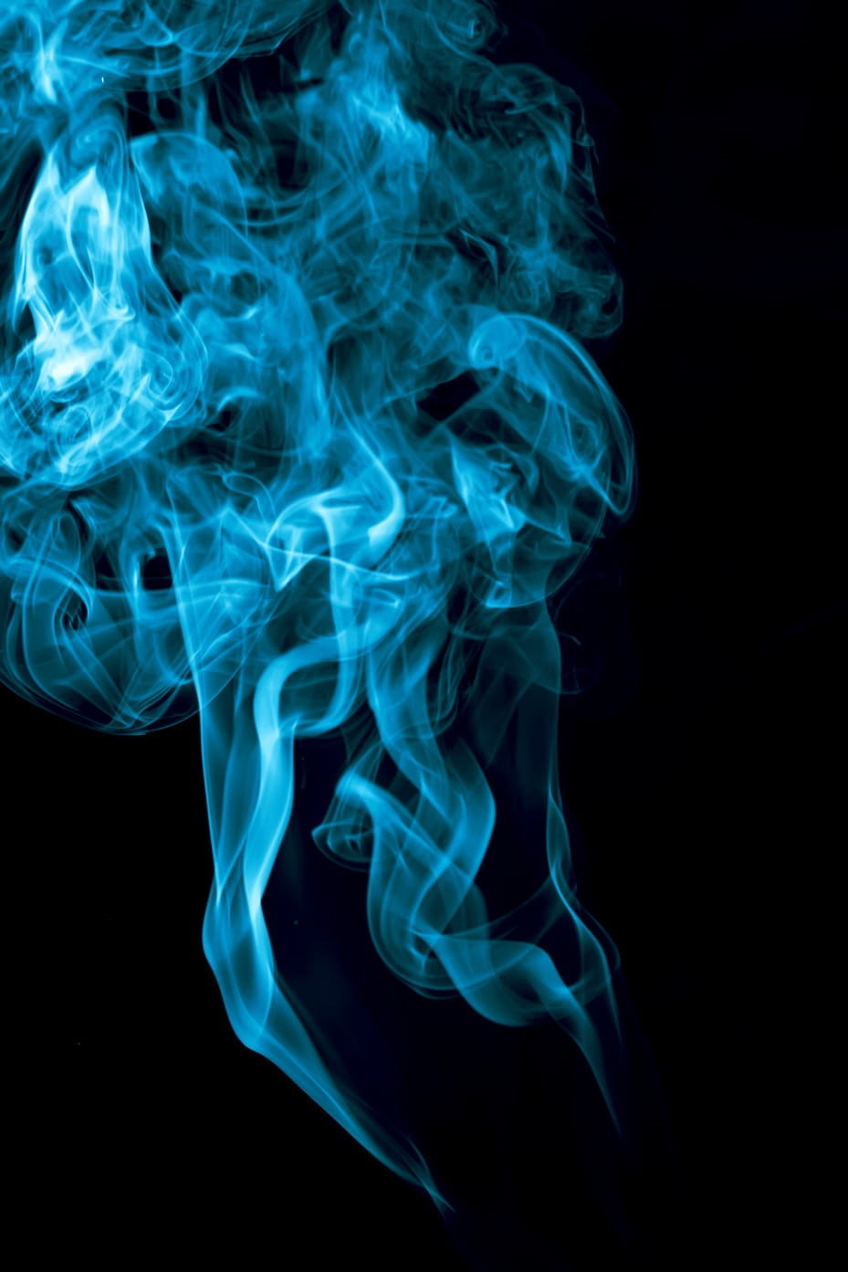 pattern, curve, lightweight, blue, changing form, scented, burning, wave, concepts, shape, art, mystery, flowing, textured, fire, smoke, smoky, abstract, Phone HD Wallpaper