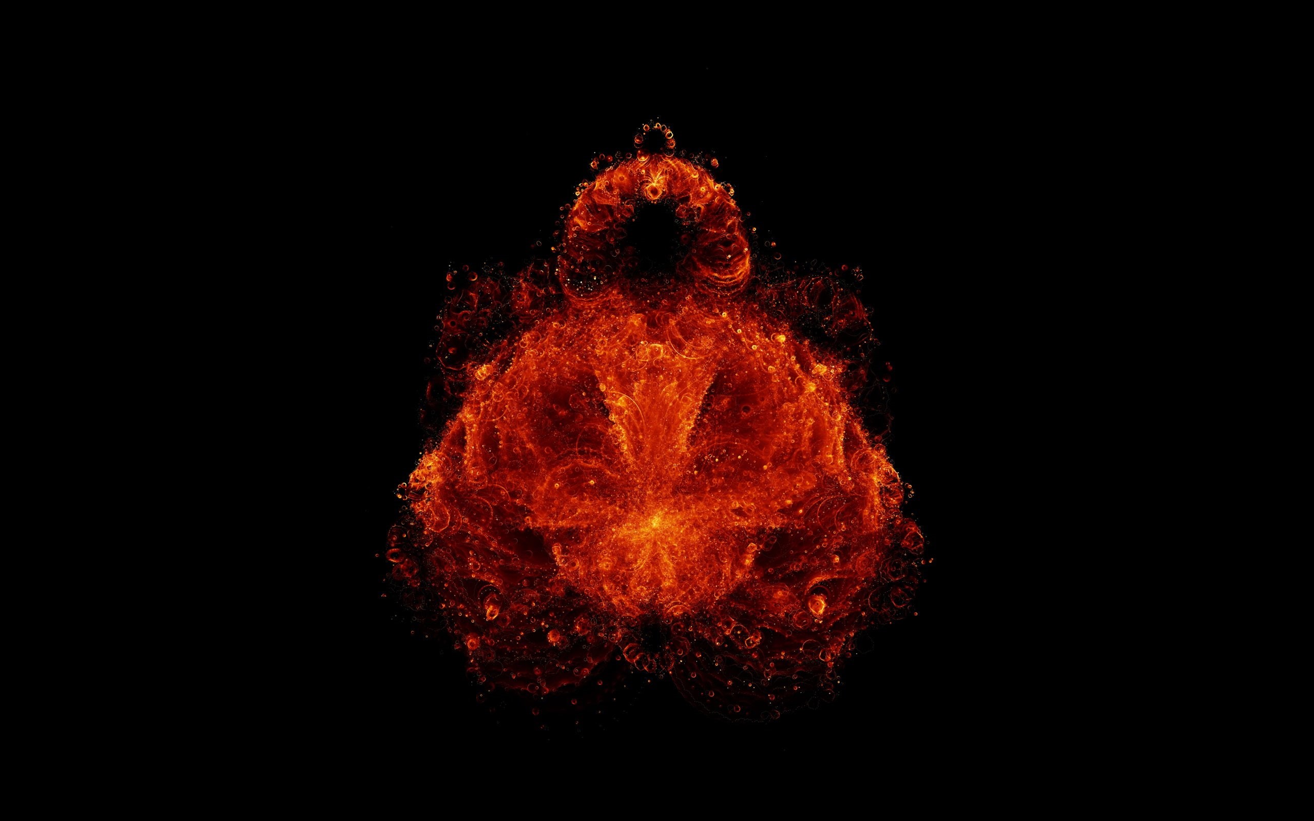 2K, Mandelbrot, Buddhabrot, fractals, HD Wallpaper