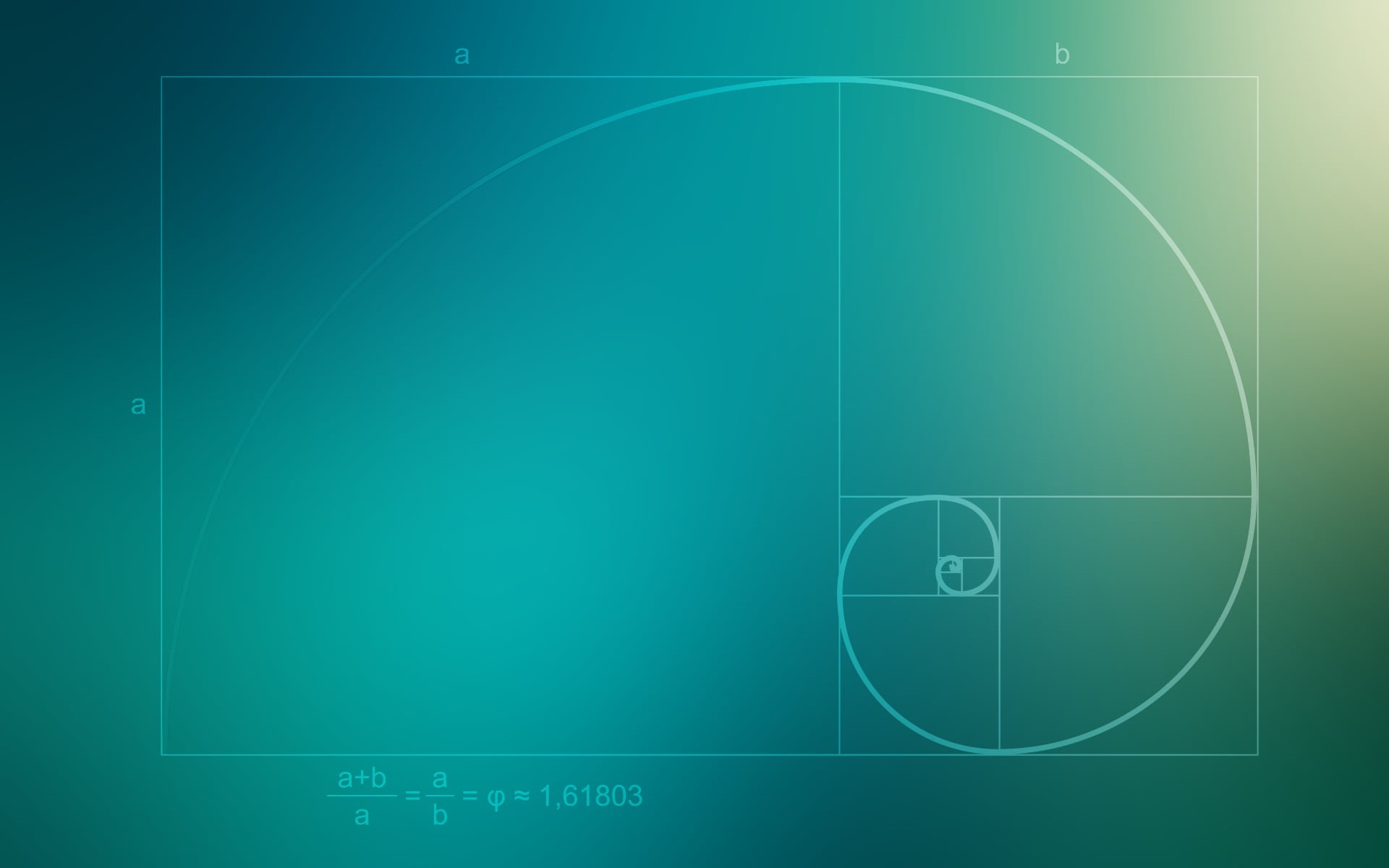 teal, green color, science, blue background, 1080P, mathematics, pattern, blackboard, no people, diagram, sport, square, geometric shape, motion, golden ratio, HD Wallpaper