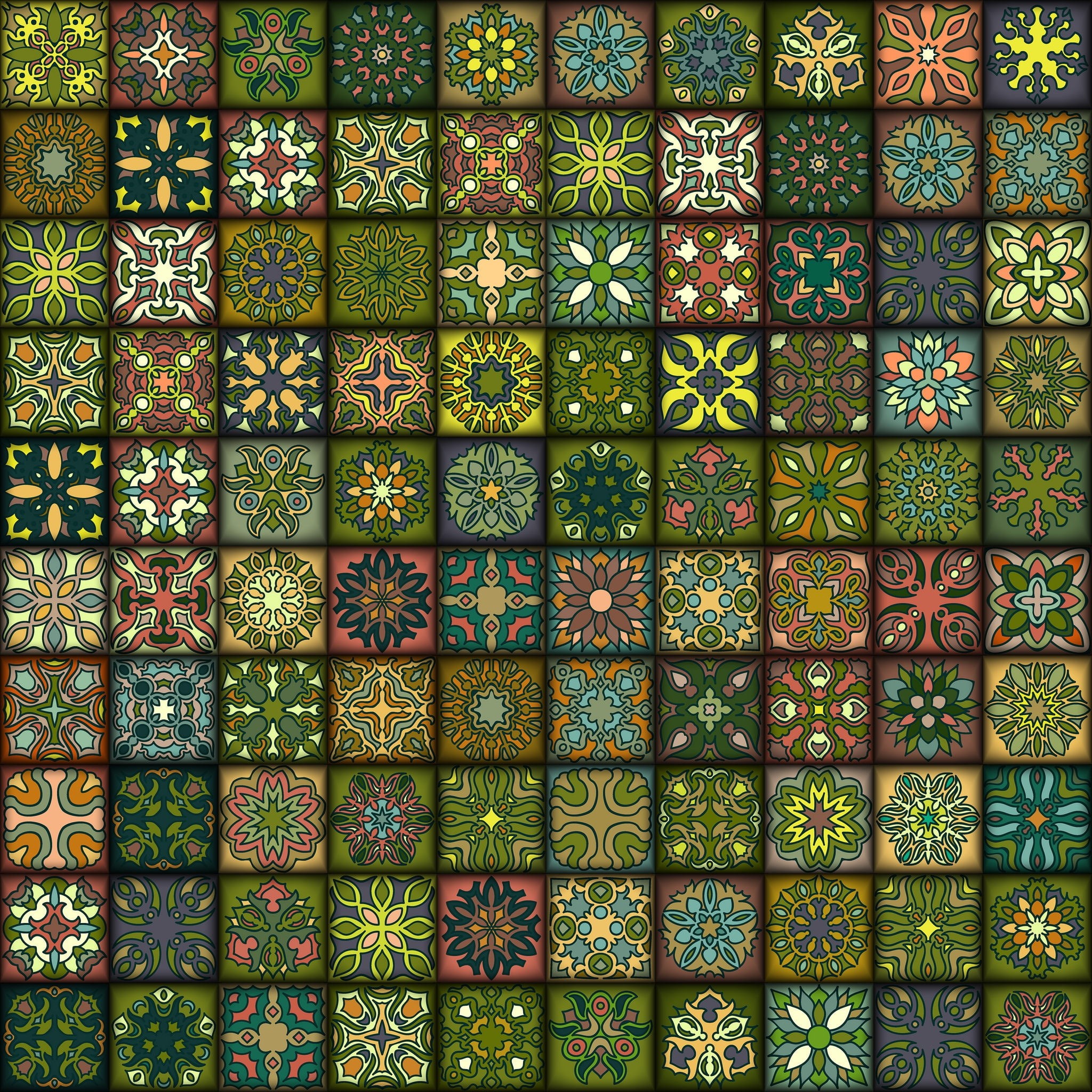 pattern, 1080P, ceiling, glass, wall - building feature, backgrounds, full frame, creativity, large group of objects, floral pattern, abstract, close-up, Phone HD Wallpaper