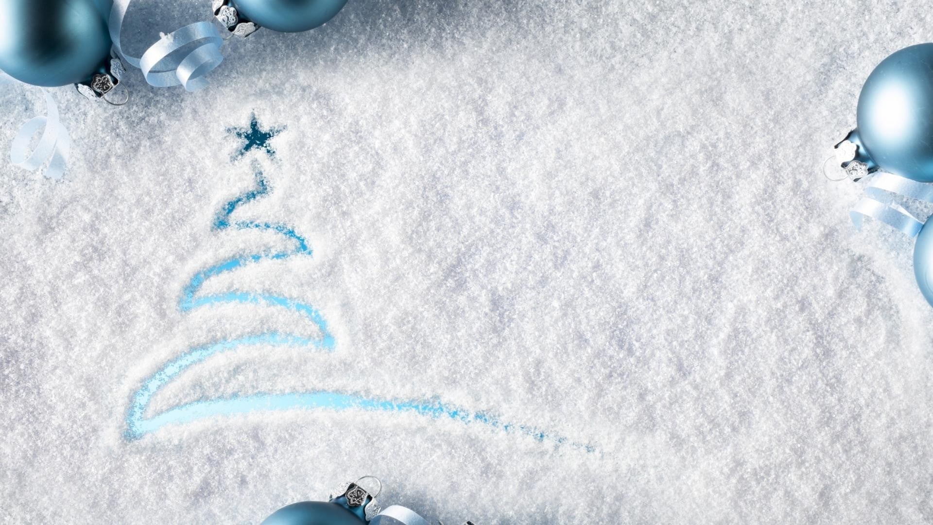 decoration, high angle view, copy Space, no People, imagination, new Year, people, white color, snow, event, land, creativity, lifestyles, holiday, blue background, HD Wallpaper