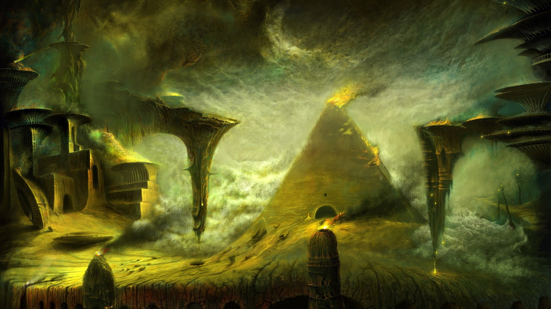 digital art, imagination, 1080P, surreal, HD Wallpaper