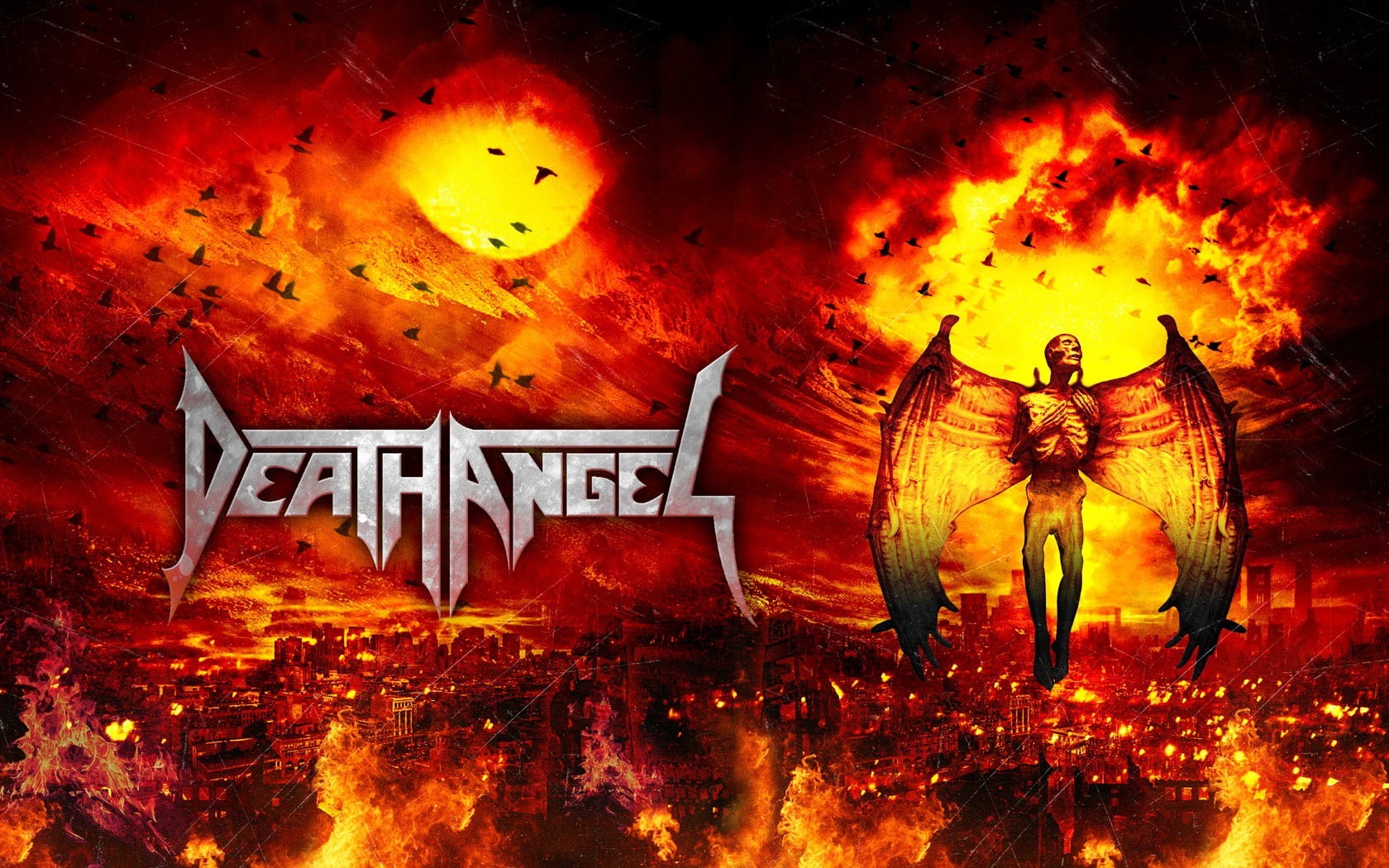 representation, emotion, night, fire - natural phenomenon, apocalyptic, fear, heat - temperature, anger, no people, celebration, western script, text, composite image, HD Wallpaper