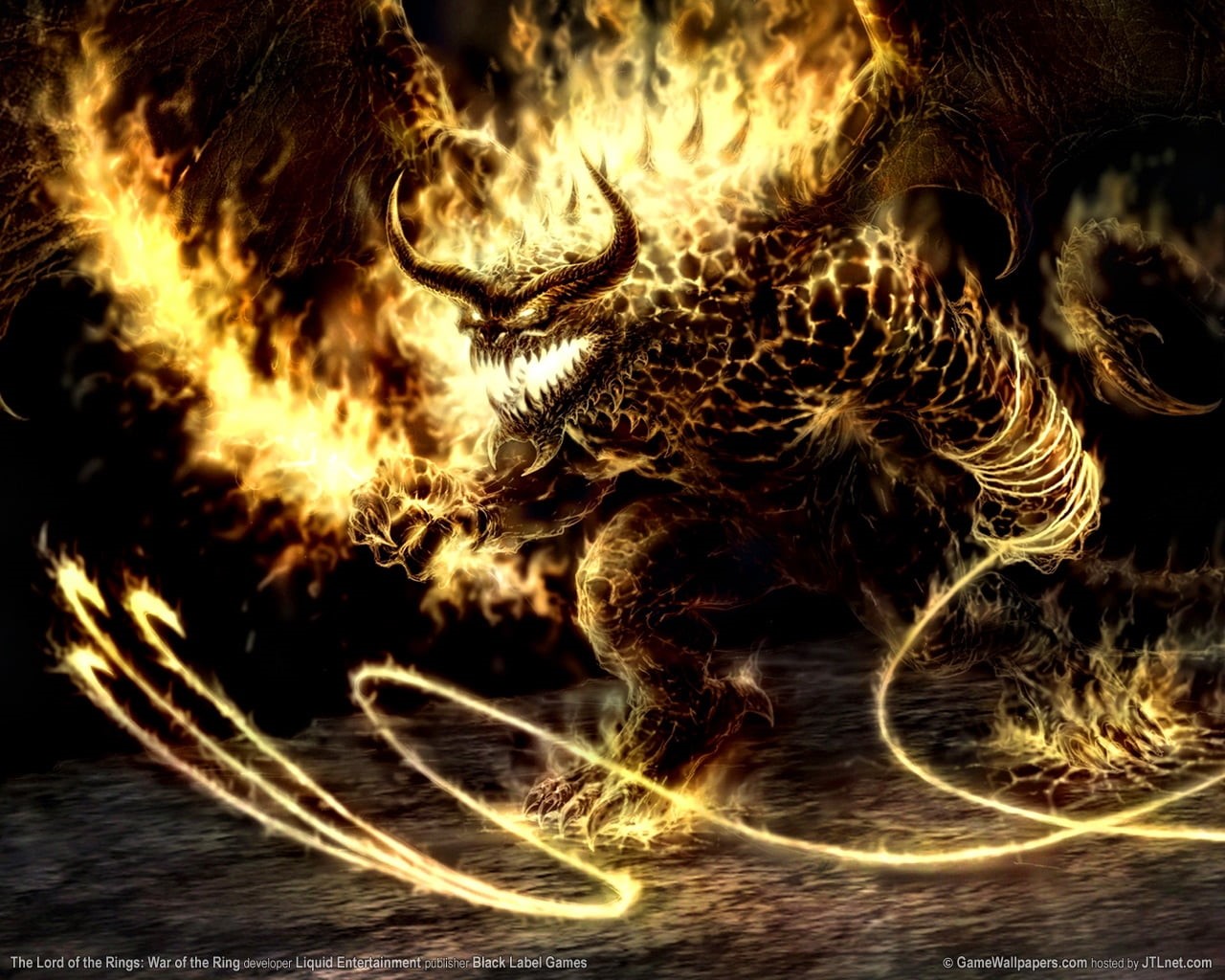 backgrounds, monster, water, dark, illuminated, no People, night, communication, burning, inferno, close-up, outdoors, black Color, dragon, fire - Natural Phenomenon, HD Wallpaper