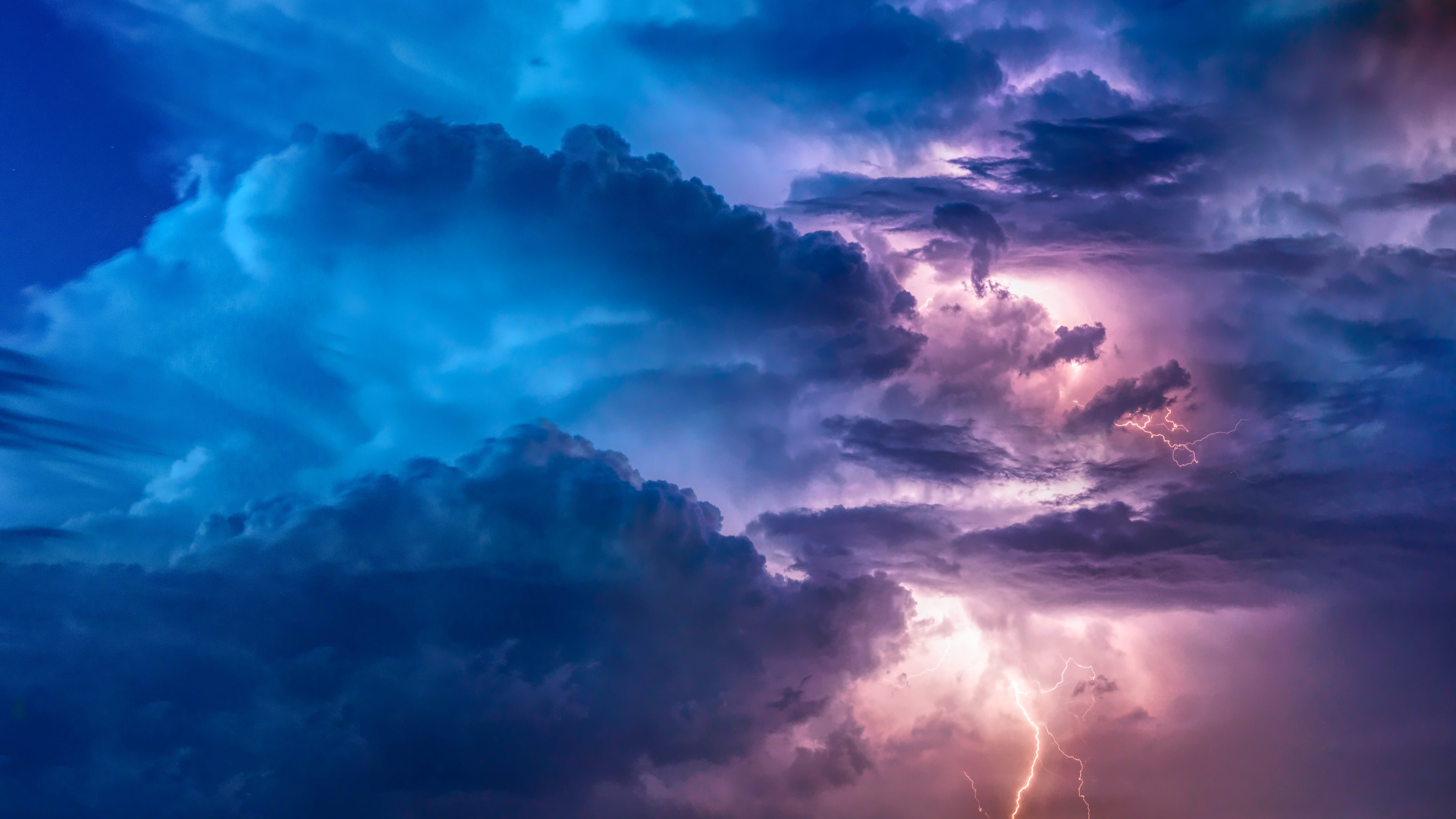 tranquility, abstract, meteorology, forward, summer thunderstorm, flash, flashes, electricity, storm clouds, flash of lightning, wind, sunbeam, HD Wallpaper
