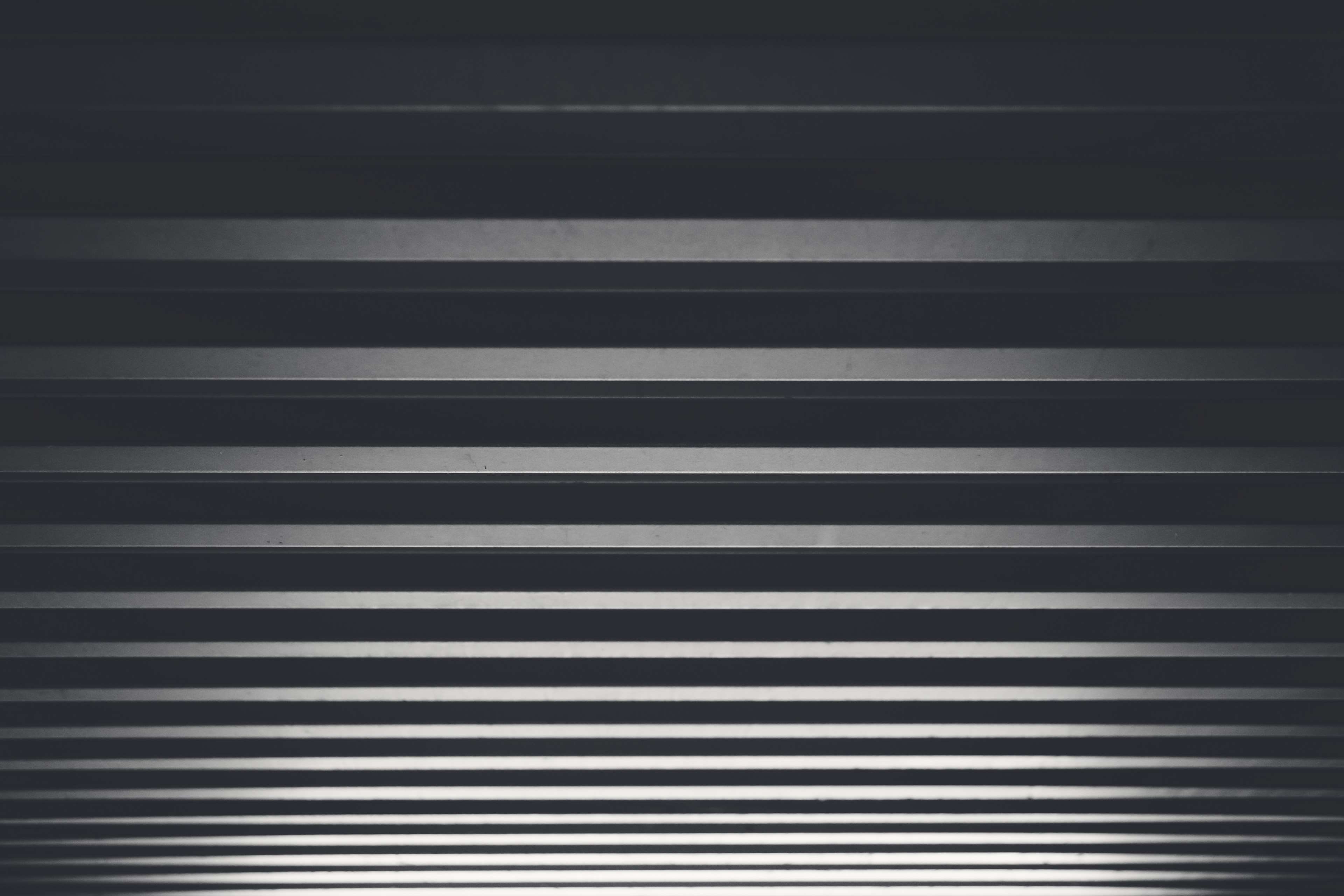 blinds, public domain image, abstract, black, structure, aluminum, backgrounds, in a row, art, 4K, chrome, background, full frame, surface, parallel, texture, HD Wallpaper