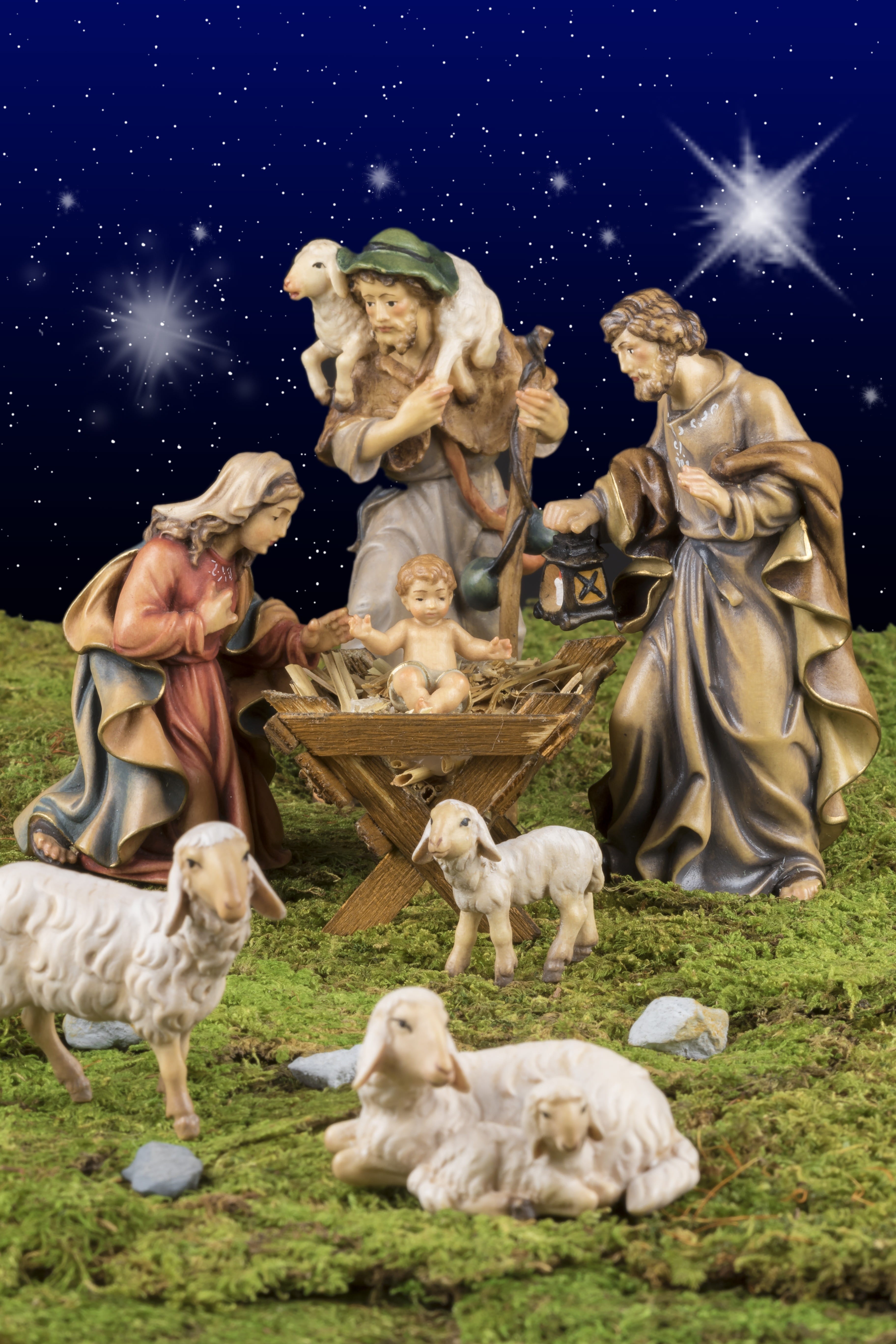 religion, mammal, bethlehem, josef, architecture, art and craft, christianity, santon, nature, human representation, star, jesus birth, birth, craft, 5K, Phone HD Wallpaper