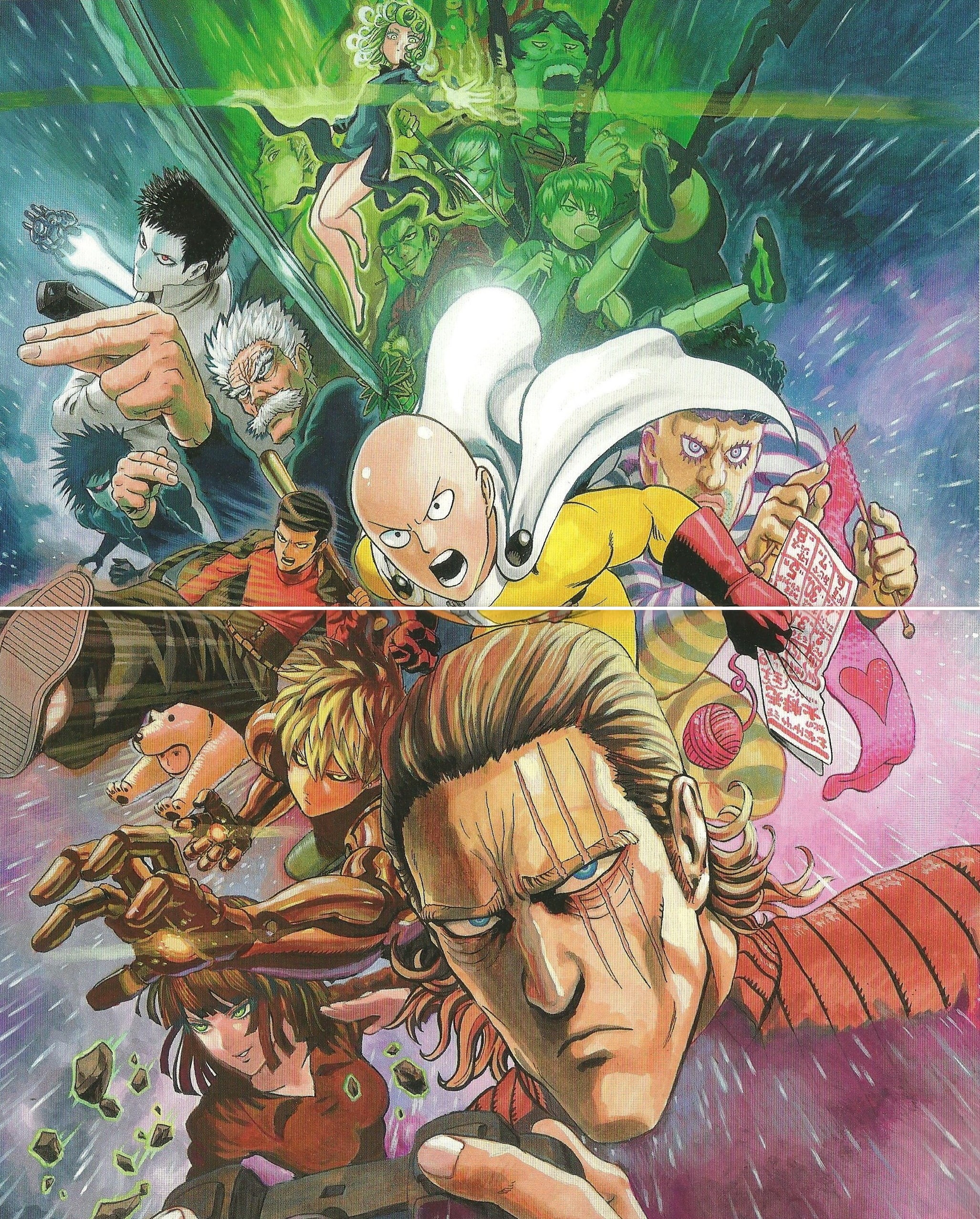 illustration, Saitama, Yusuke Murata, One-Punch Man, 1080P, Genos, Phone HD Wallpaper