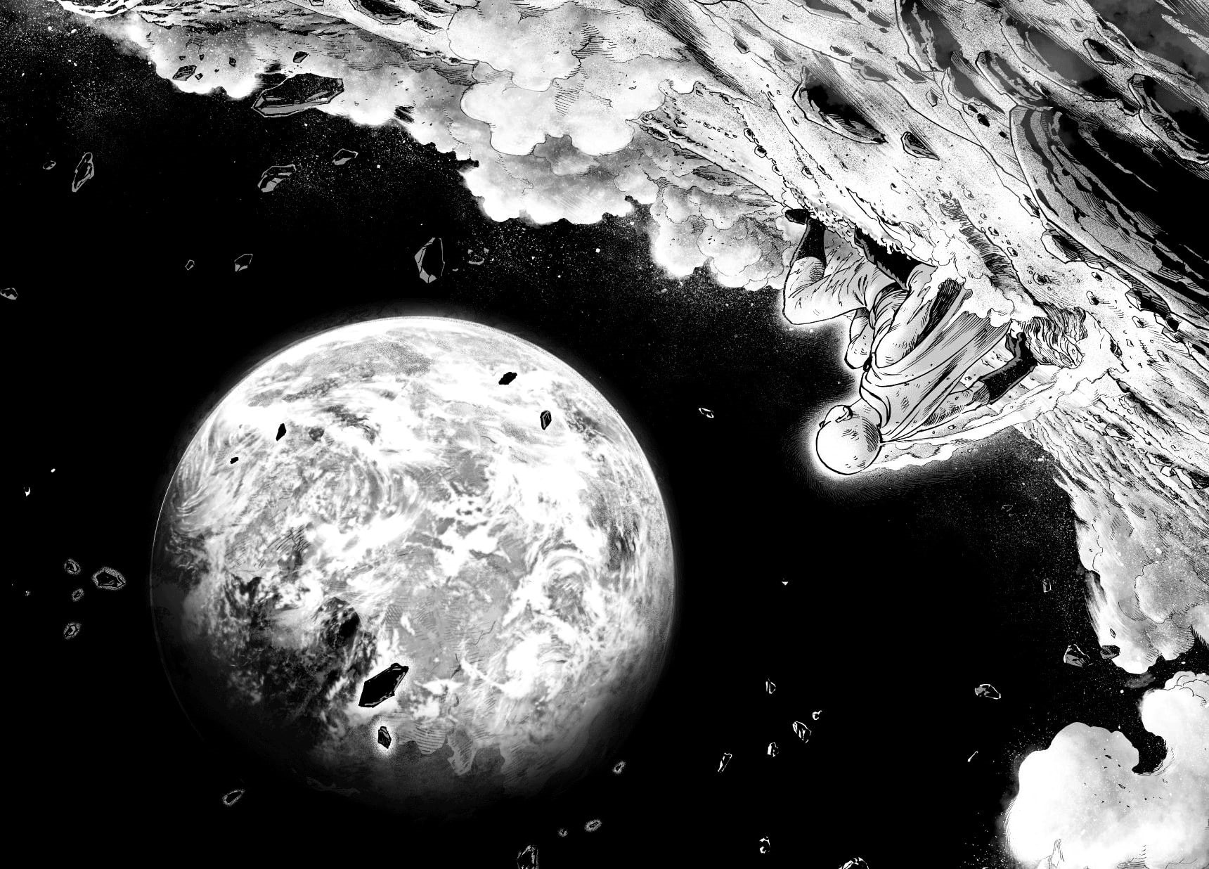 outdoors, shape, exploration, 720P, planet earth, One-Punch Man, sky, sphere, space exploration, space, no people, day, high angle view, Saitama, full frame, HD Wallpaper