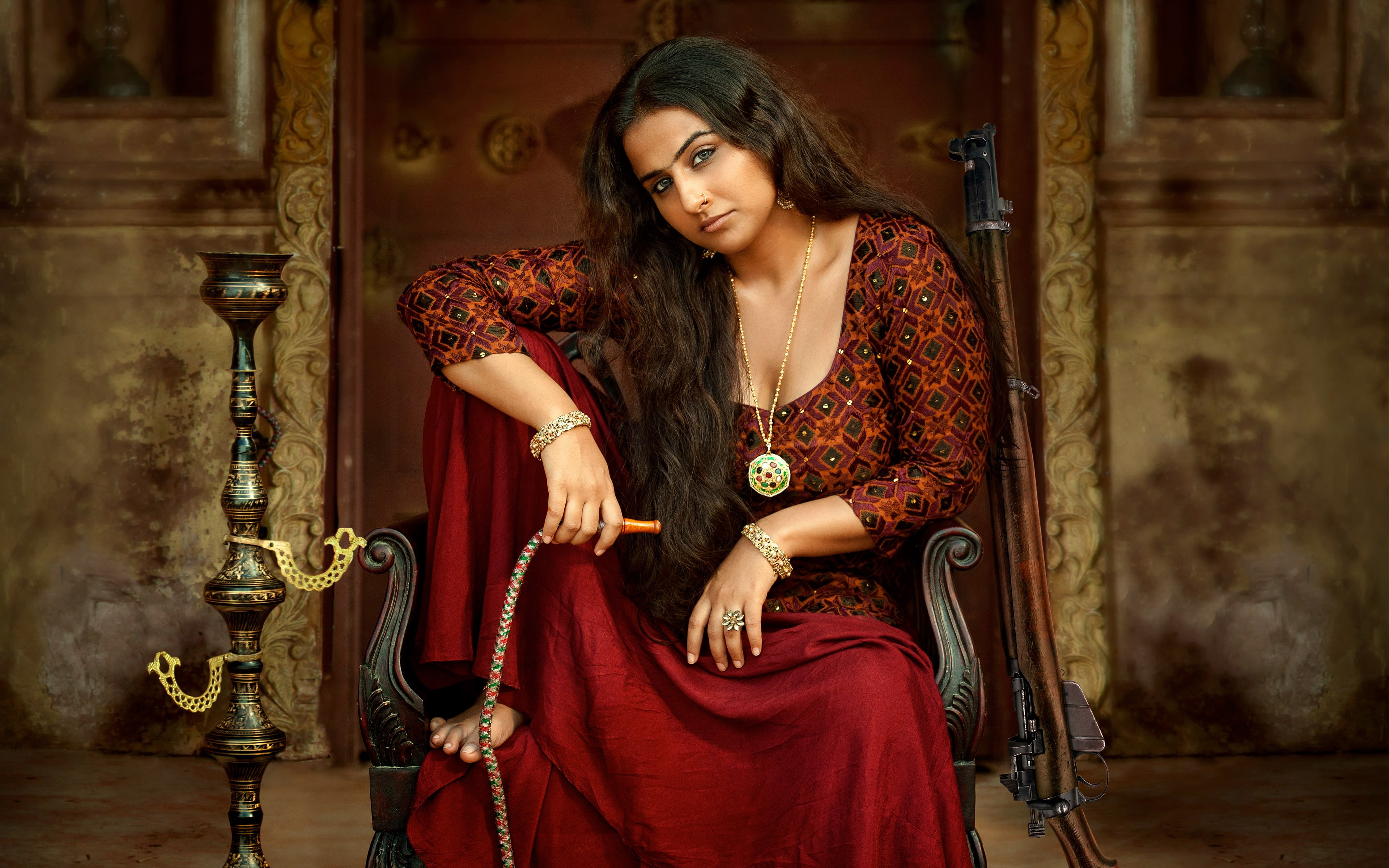 Balan, Jaan, k, Hot, Vidya, Begum, 4K, HD Wallpaper