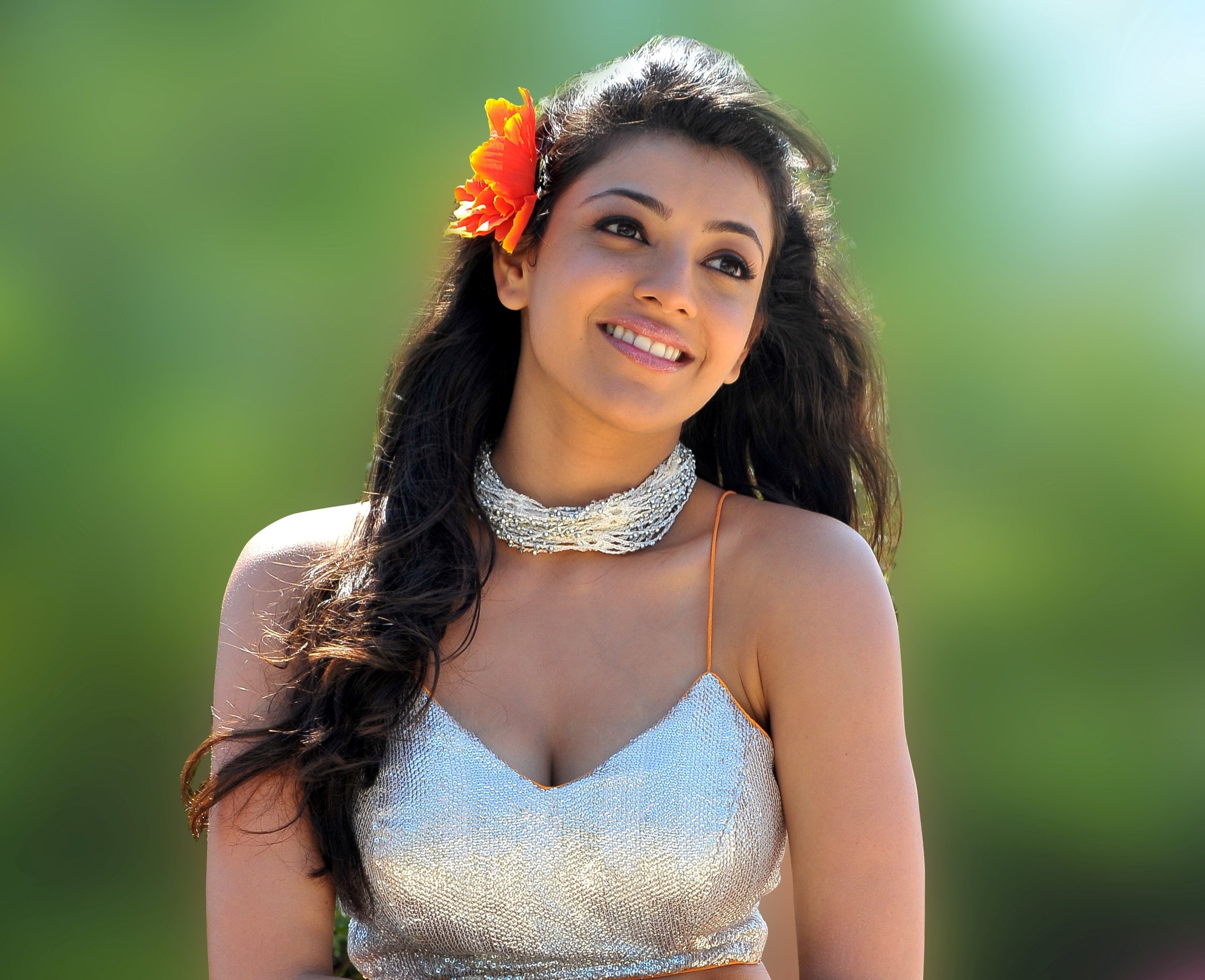 agarwal, 2K, kajal, HD Wallpaper