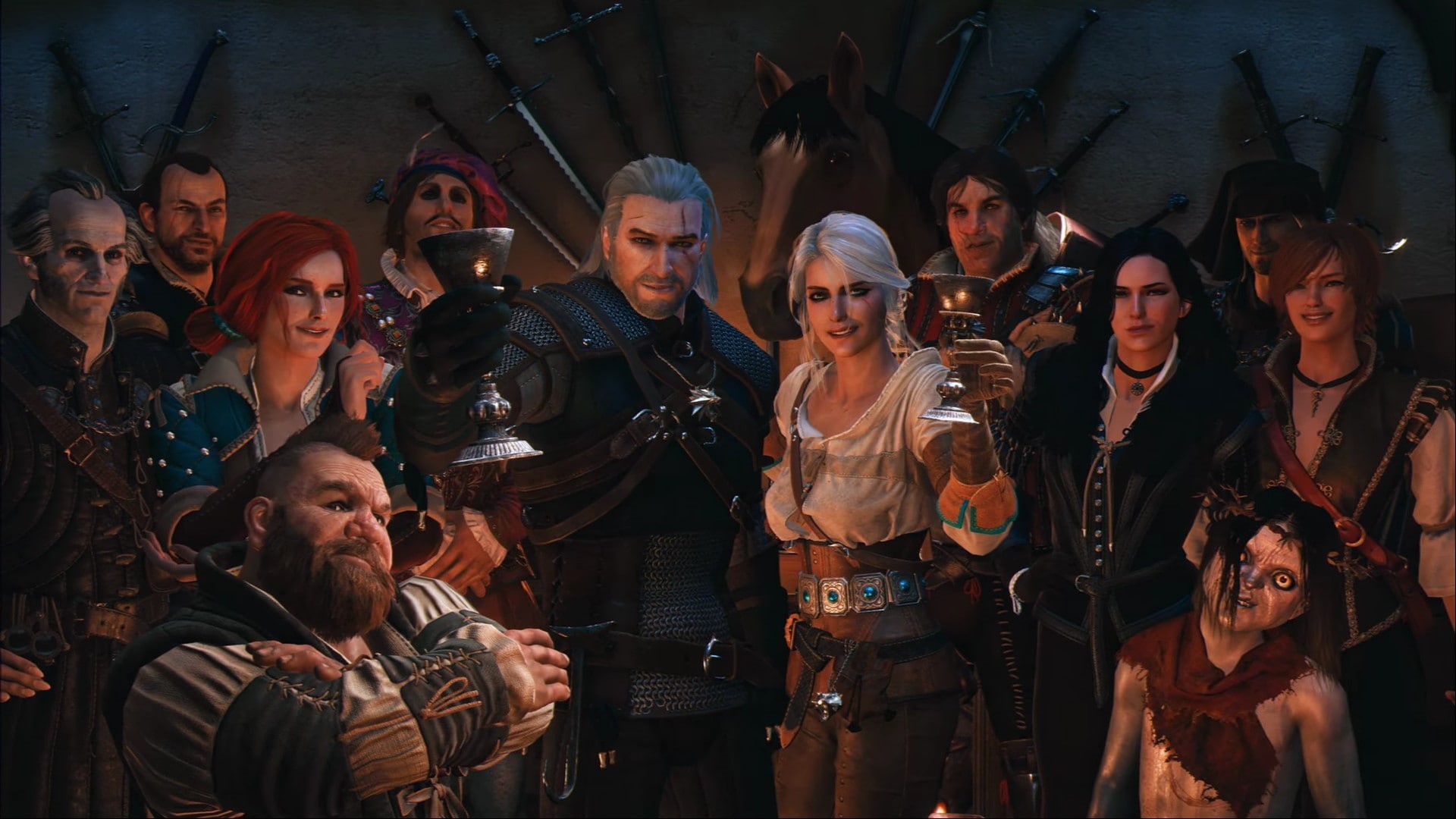 Ciri, The Witcher 3: Wild Hunt, Triss Merigold, Cirilla, The Witcher, Yennefer Of Vengerberg, Jaskier, 1080P, Geralt Of Rivia, Lambert, HD Wallpaper