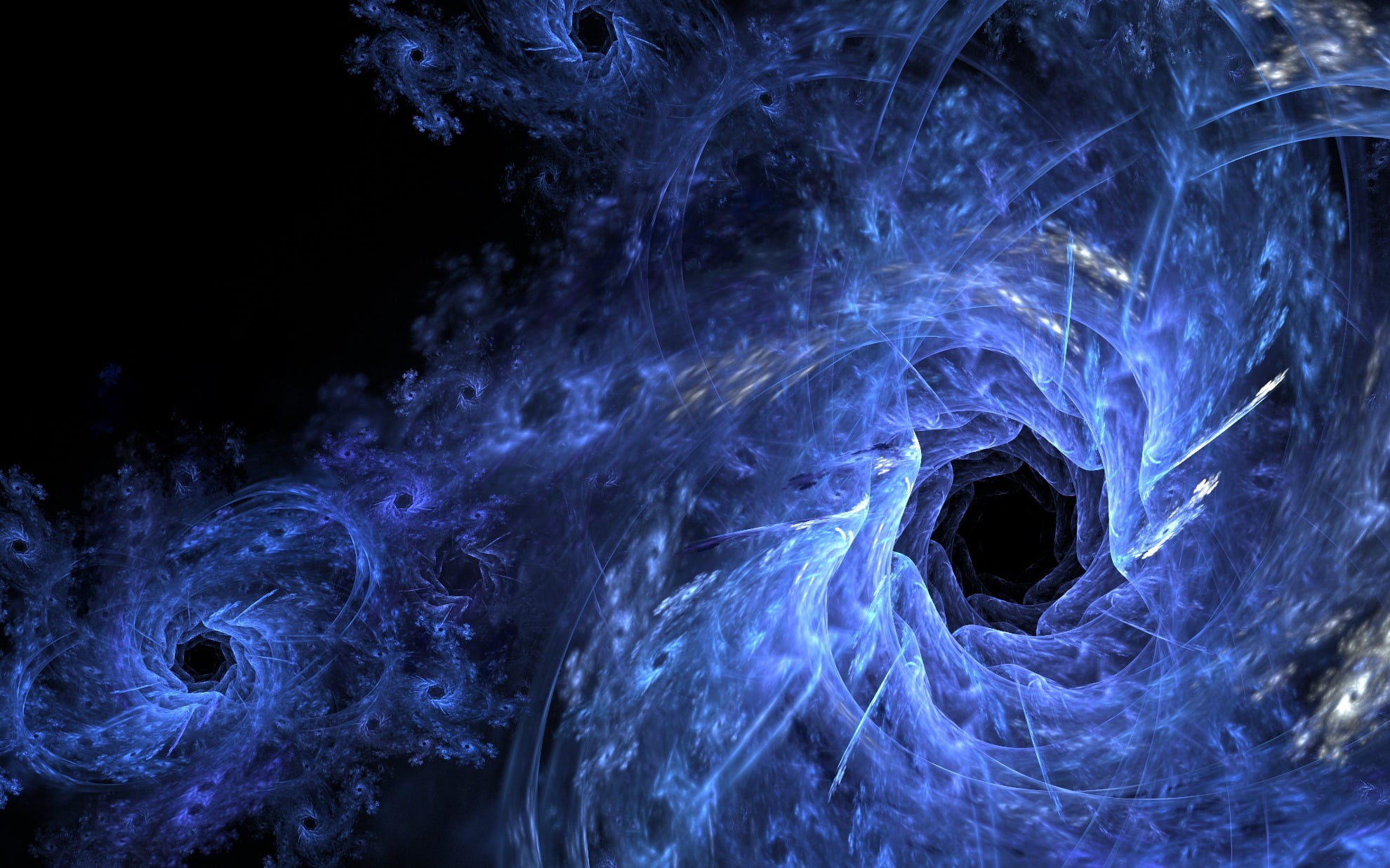 mystery, swirl, artwork, pattern, purple, nature, digital art, smoke - physical structure, water, abstract, backgrounds, flowing, white, digital, HD Wallpaper