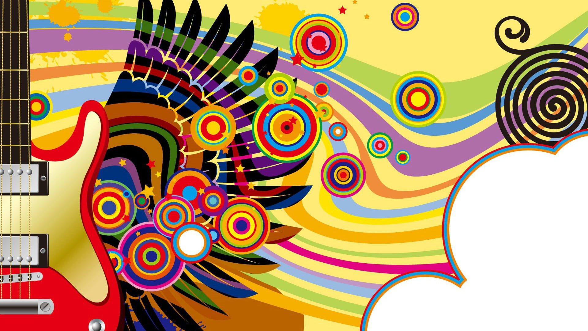 shape, style, silhouette, flower, backgrounds, colorful, swirl, ornament, retro, curl, artwork, pattern, frame, decorative, symbol, 1080P, spring, celebration, HD Wallpaper