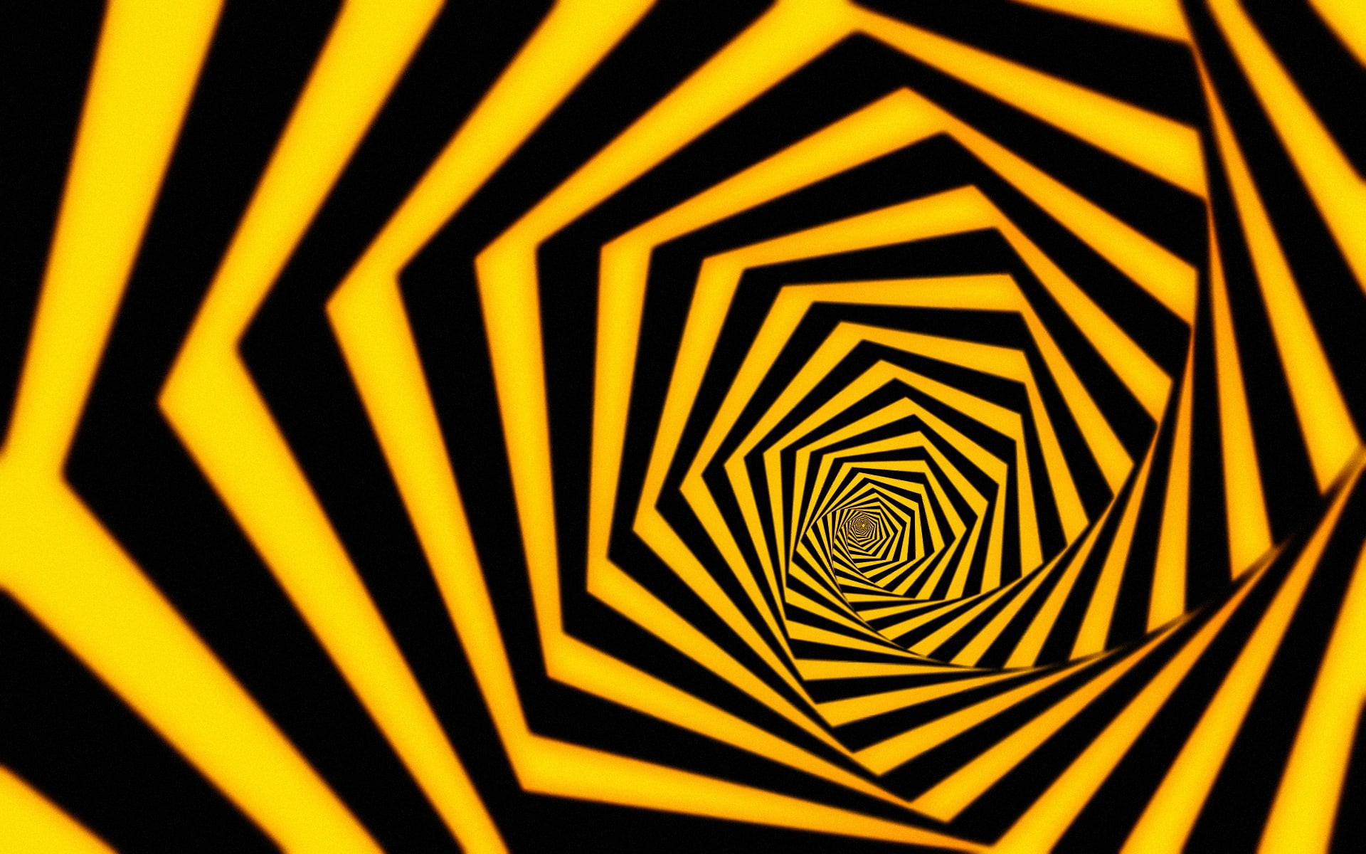 backgrounds, full frame, concentric, design, close-up, spiral, no people, communication, shadow, studio shot, repetition, yellow, pattern, optical, textured, HD Wallpaper