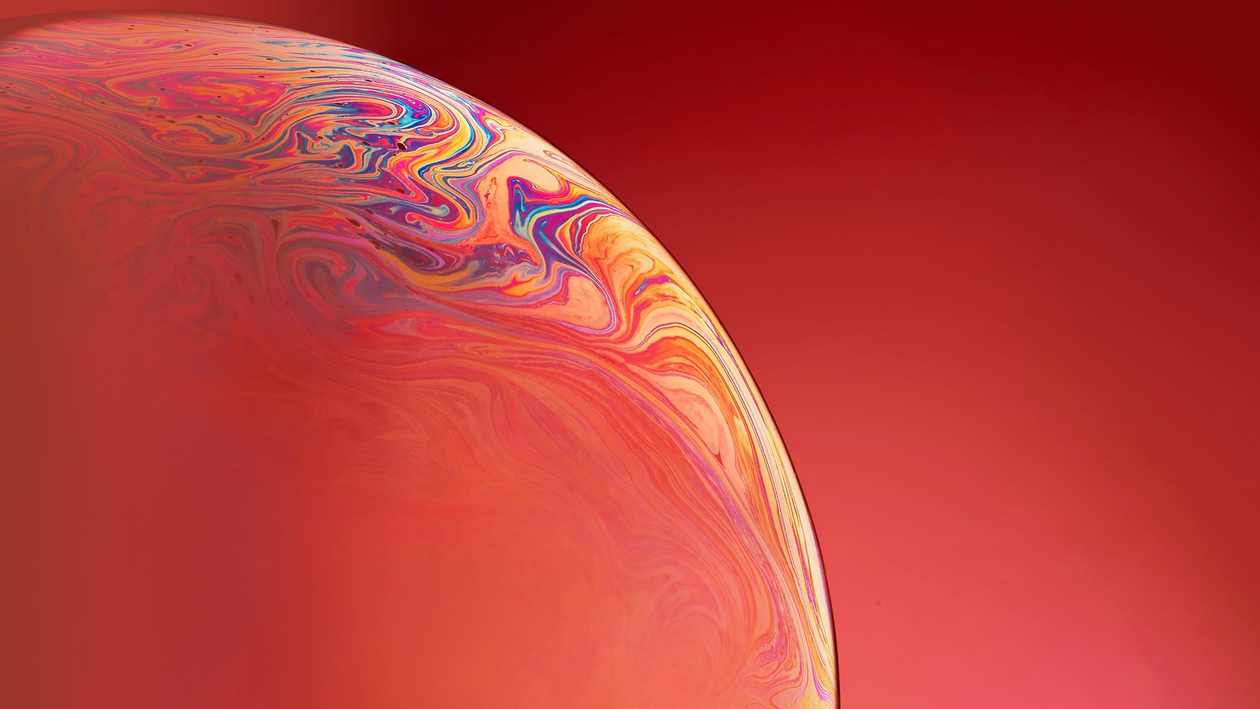 iPhone, 2K, orange, Bubble, Stock, xr, HD Wallpaper