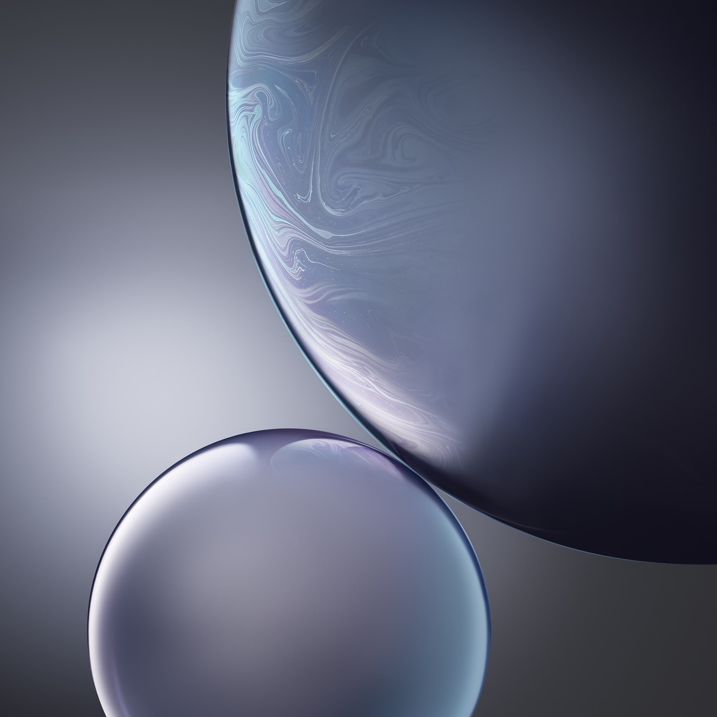 Bubbles, iOS 12, 1080P, iPhone XR, Stock, HD, Phone HD Wallpaper